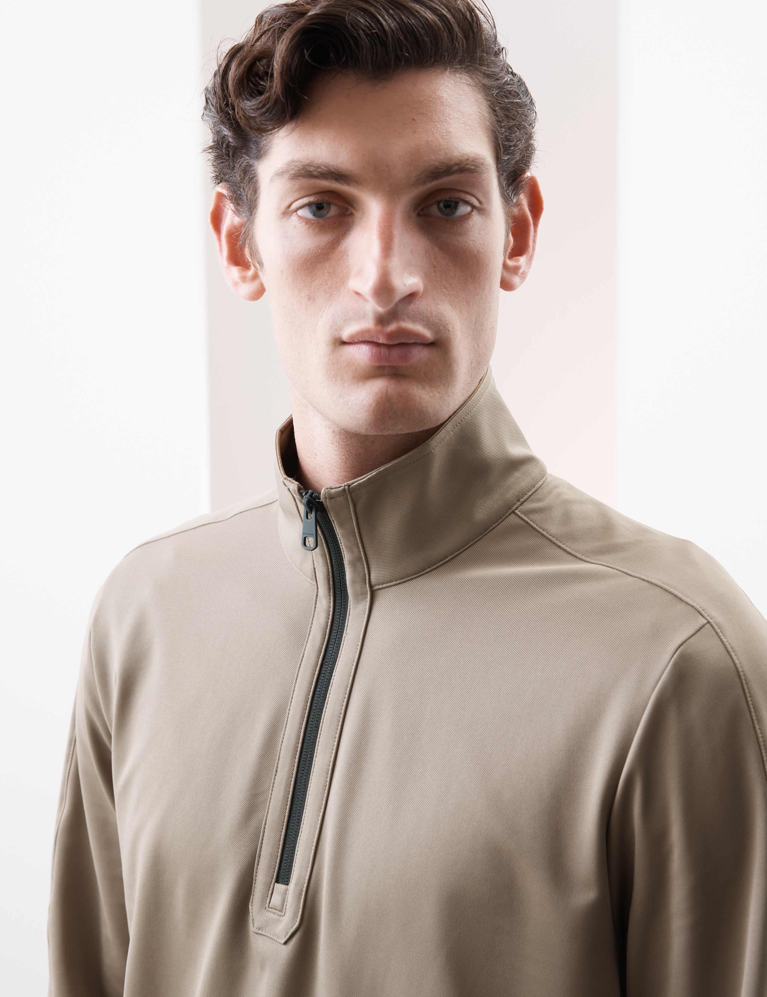Performance Technical Half Zip Polo Shirt