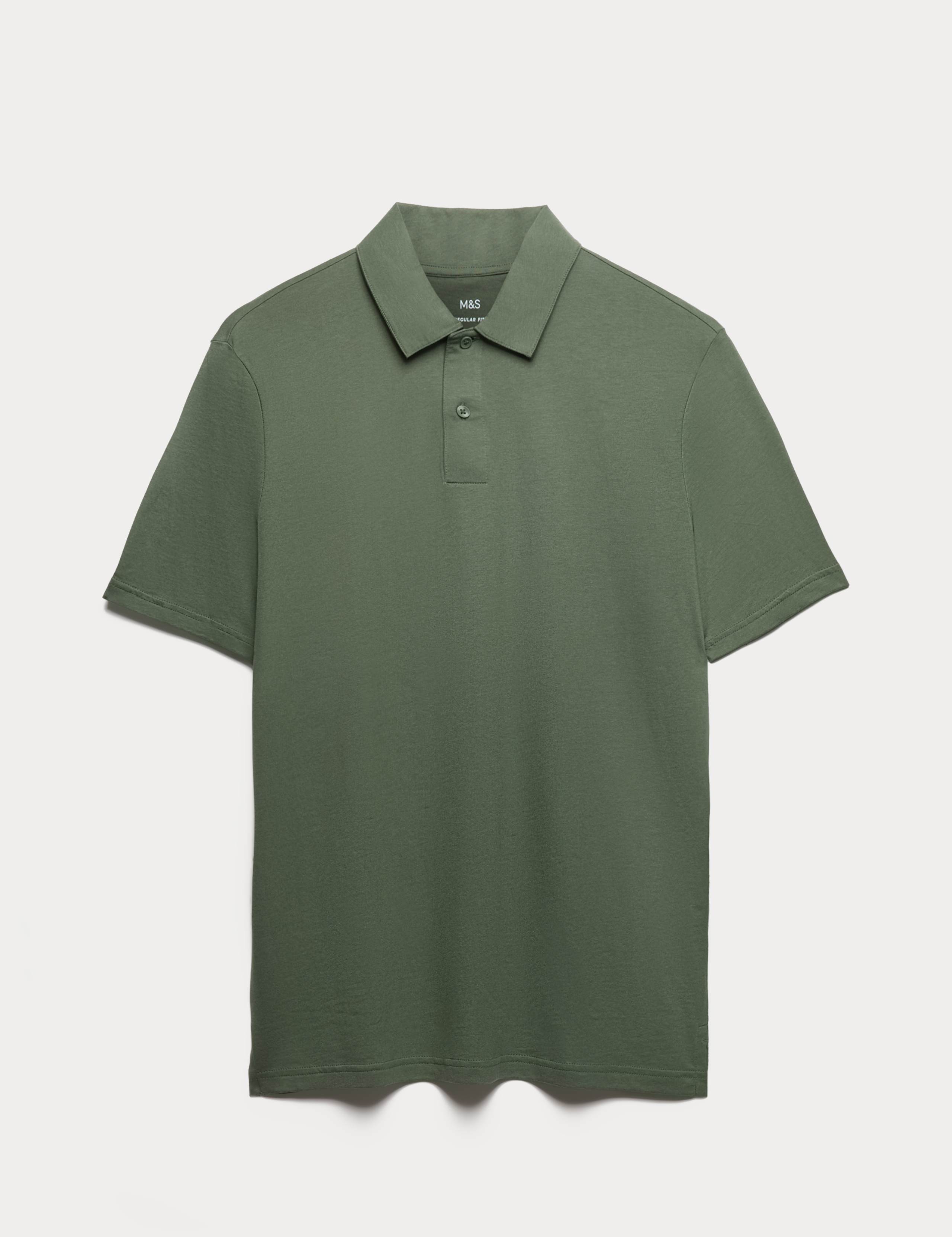Pure Cotton Jersey Polo Shirt