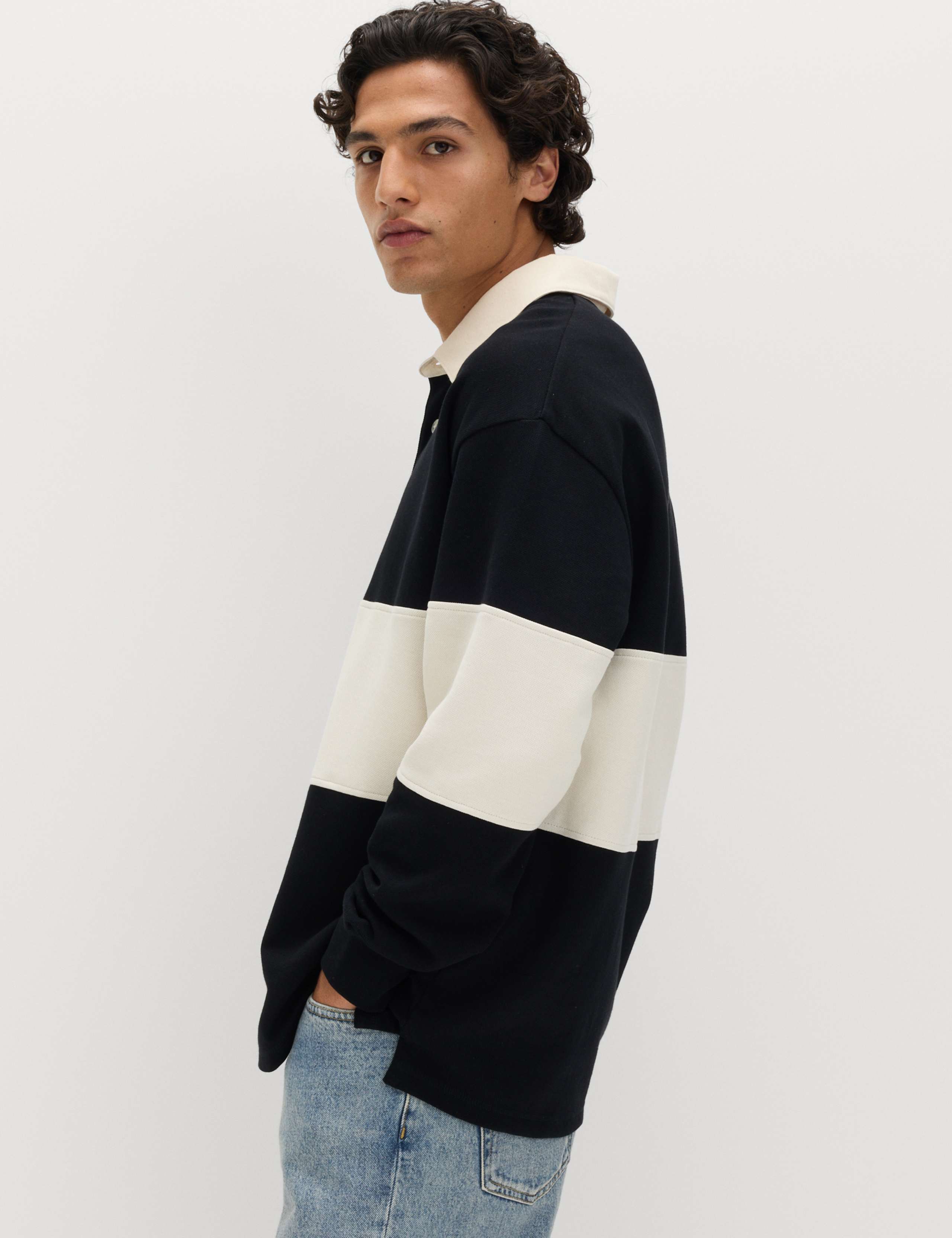 Cotton Rich Pique Rugby Shirt