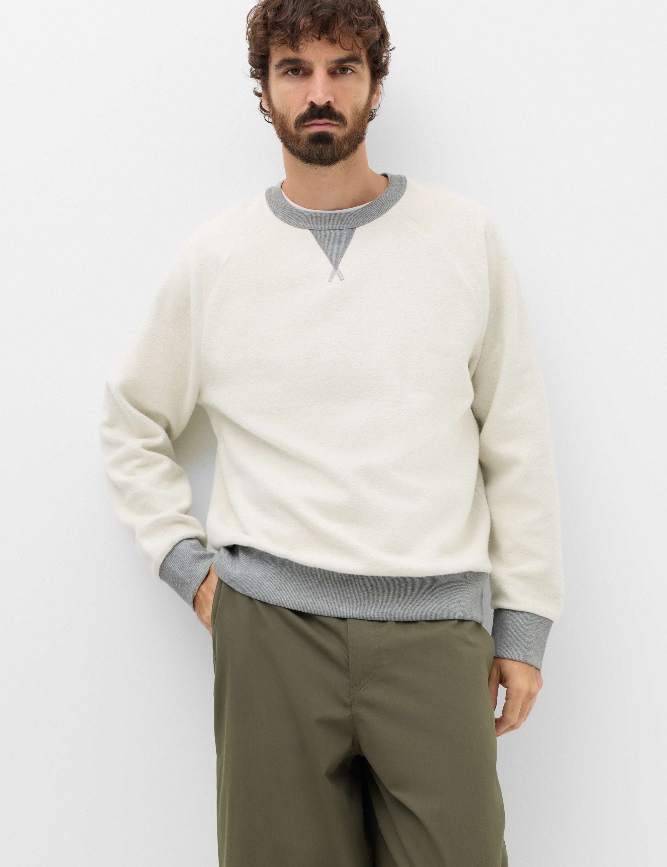 Cotton Rich Crew Neck Sweatshirt