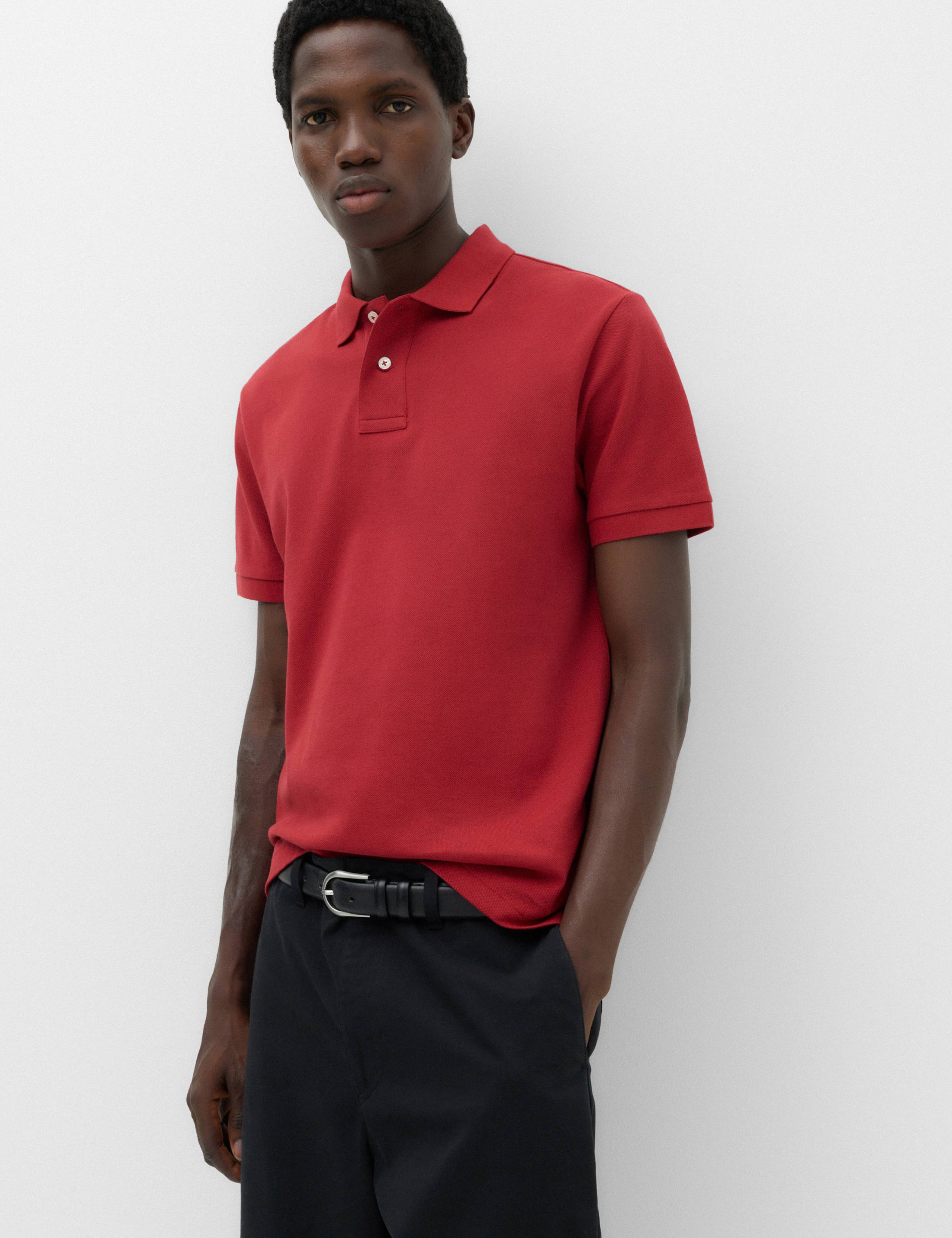 The Perfect Cotton Slim fit Pique Polo Shirt