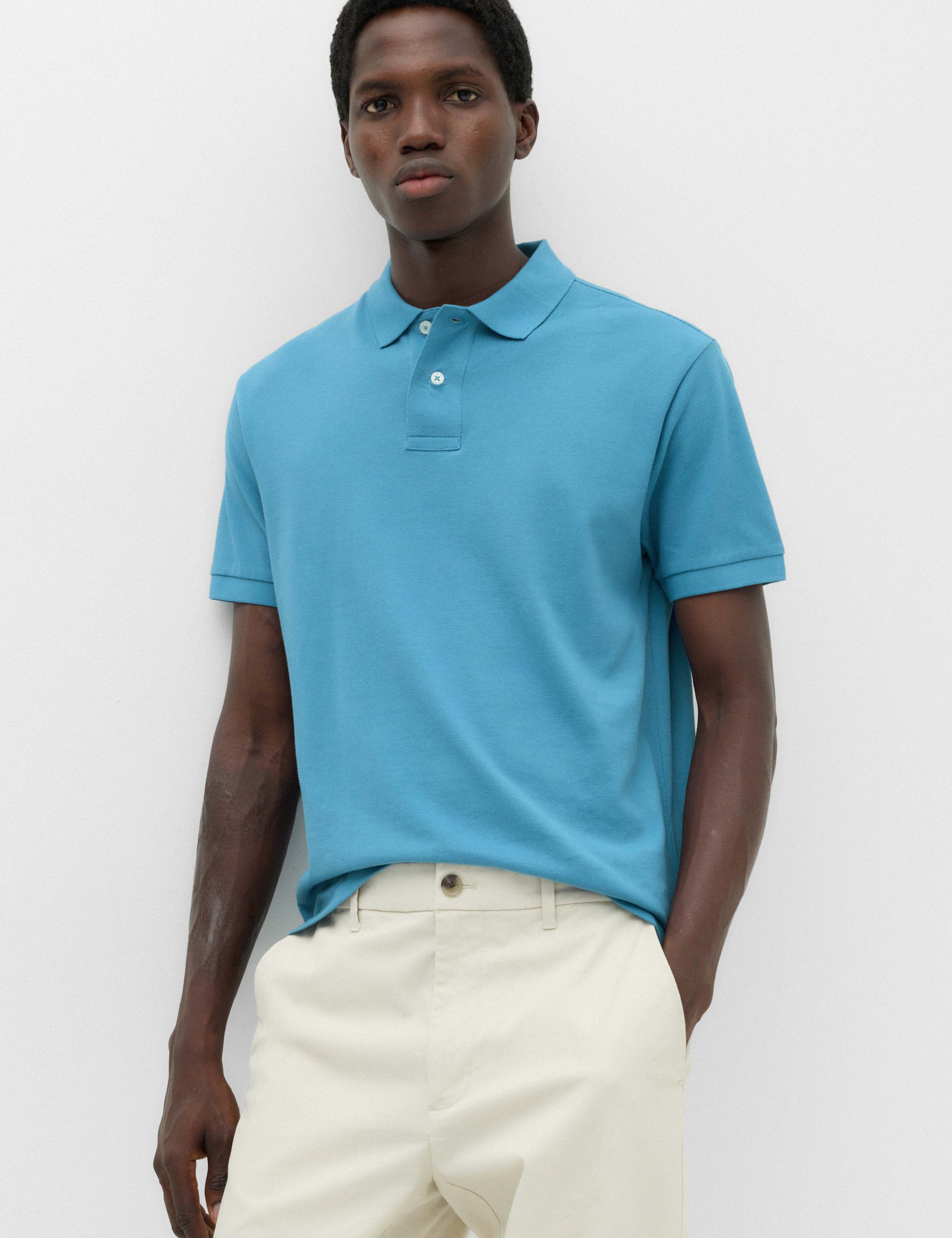 The Perfect Cotton Slim fit Pique Polo Shirt