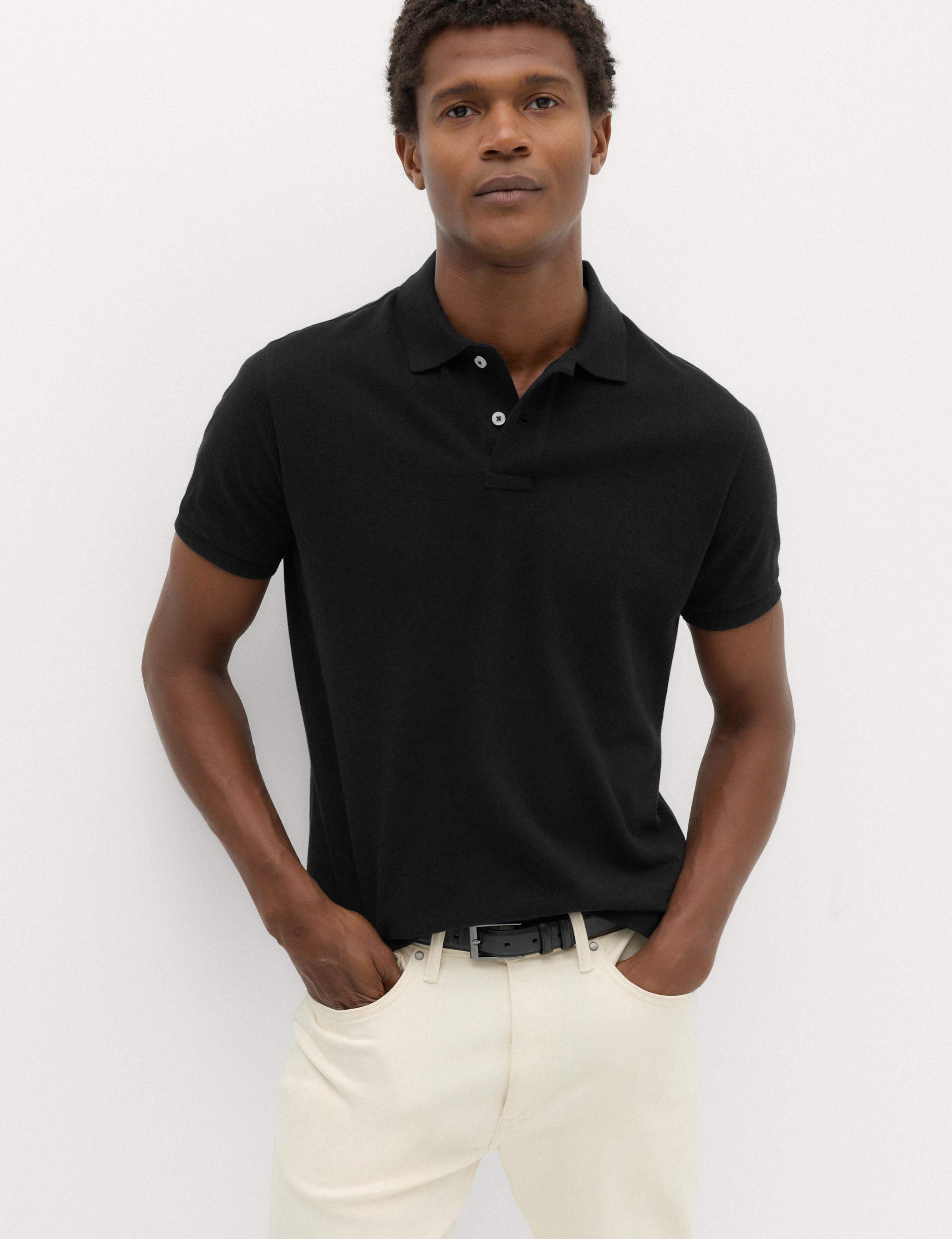 The Perfect Cotton Slim fit Pique Polo Shirt