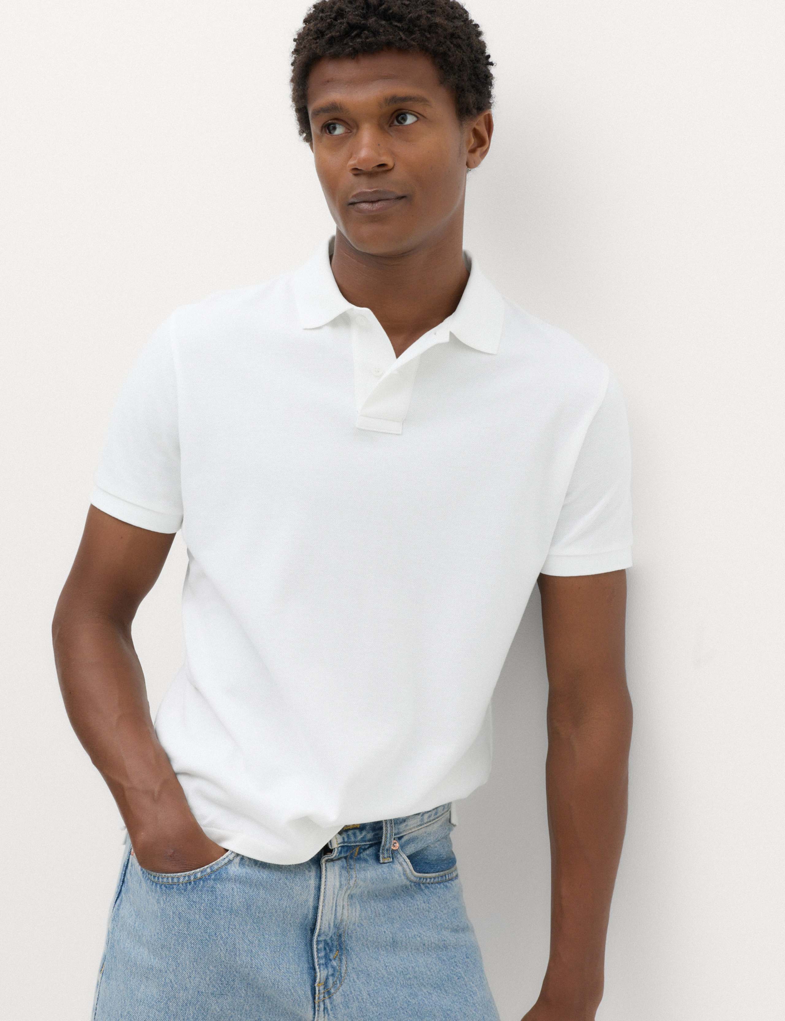 The Perfect Cotton Slim fit Pique Polo Shirt