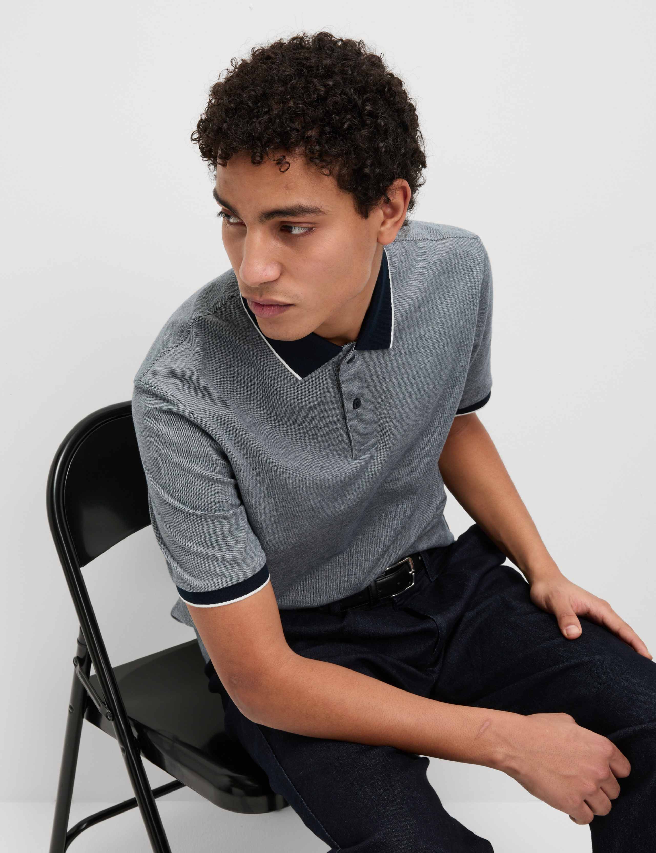 The Ultimate Tipped Pique Polo Shirt