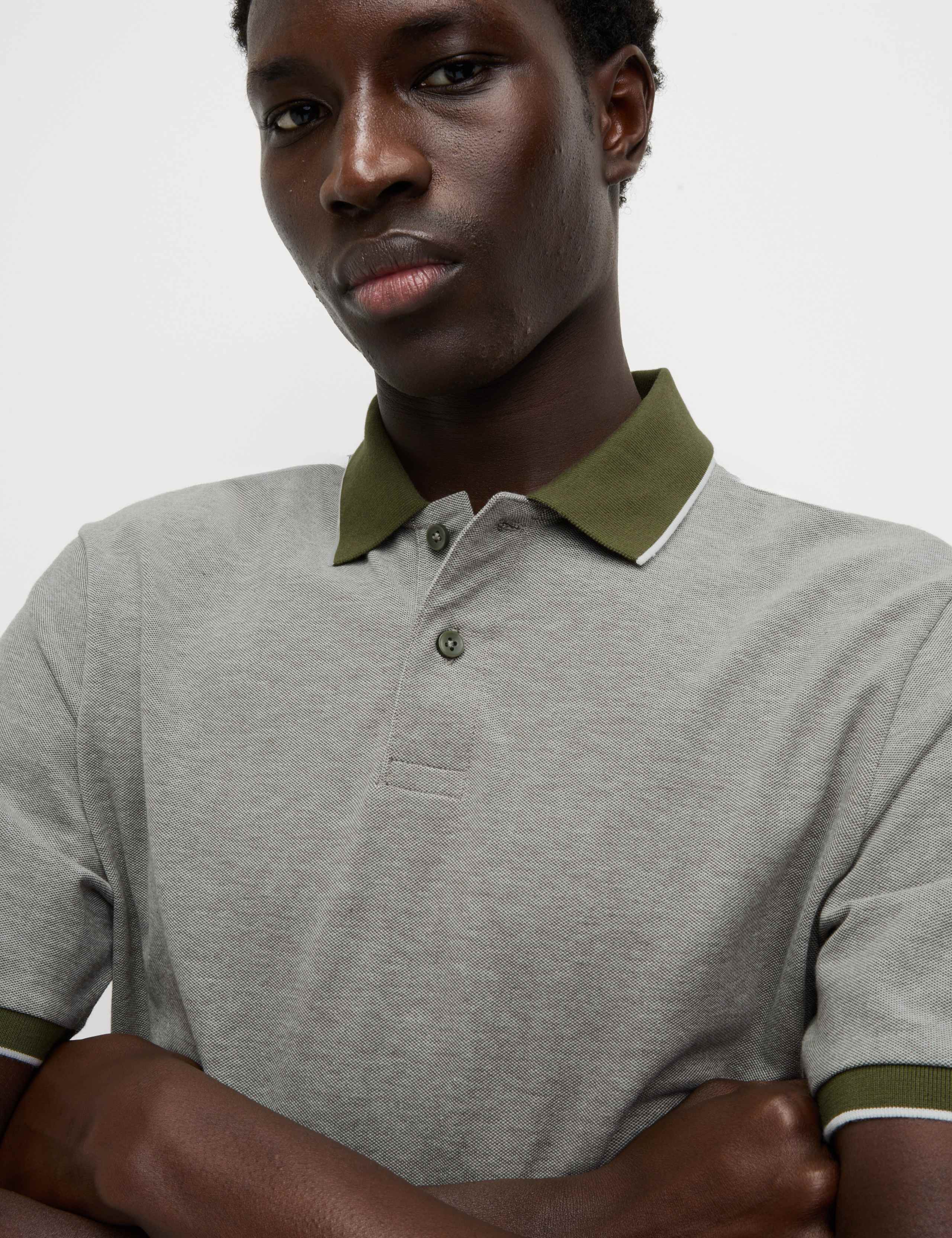 The Ultimate Tipped Pique Polo Shirt