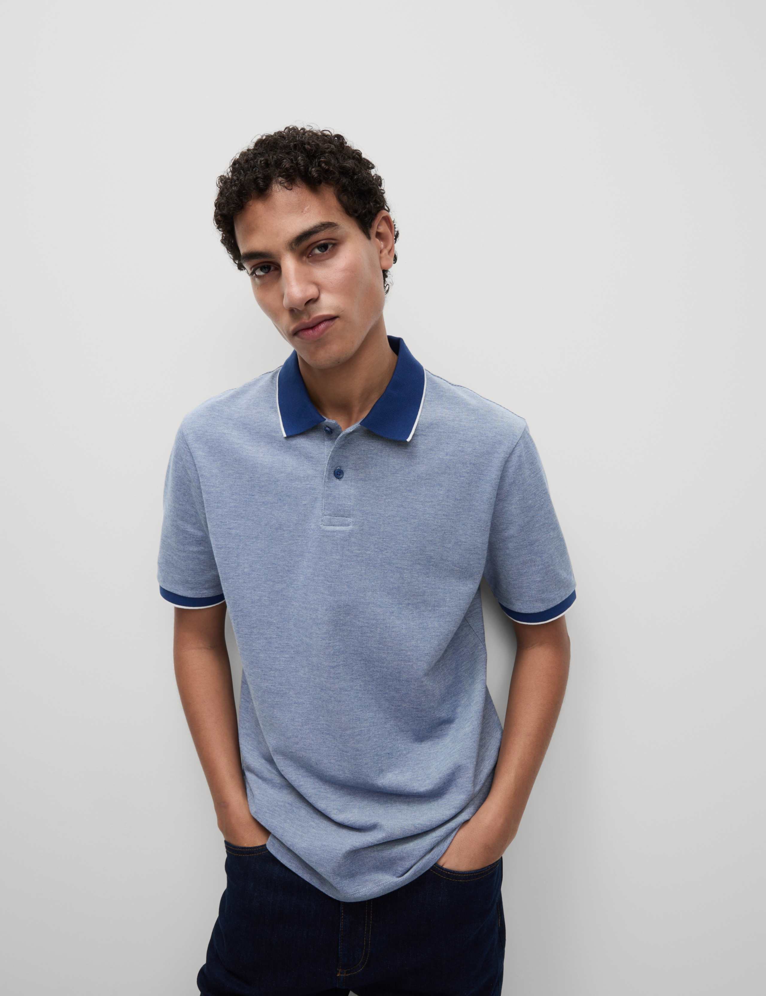 The Ultimate Tipped Pique Polo Shirt