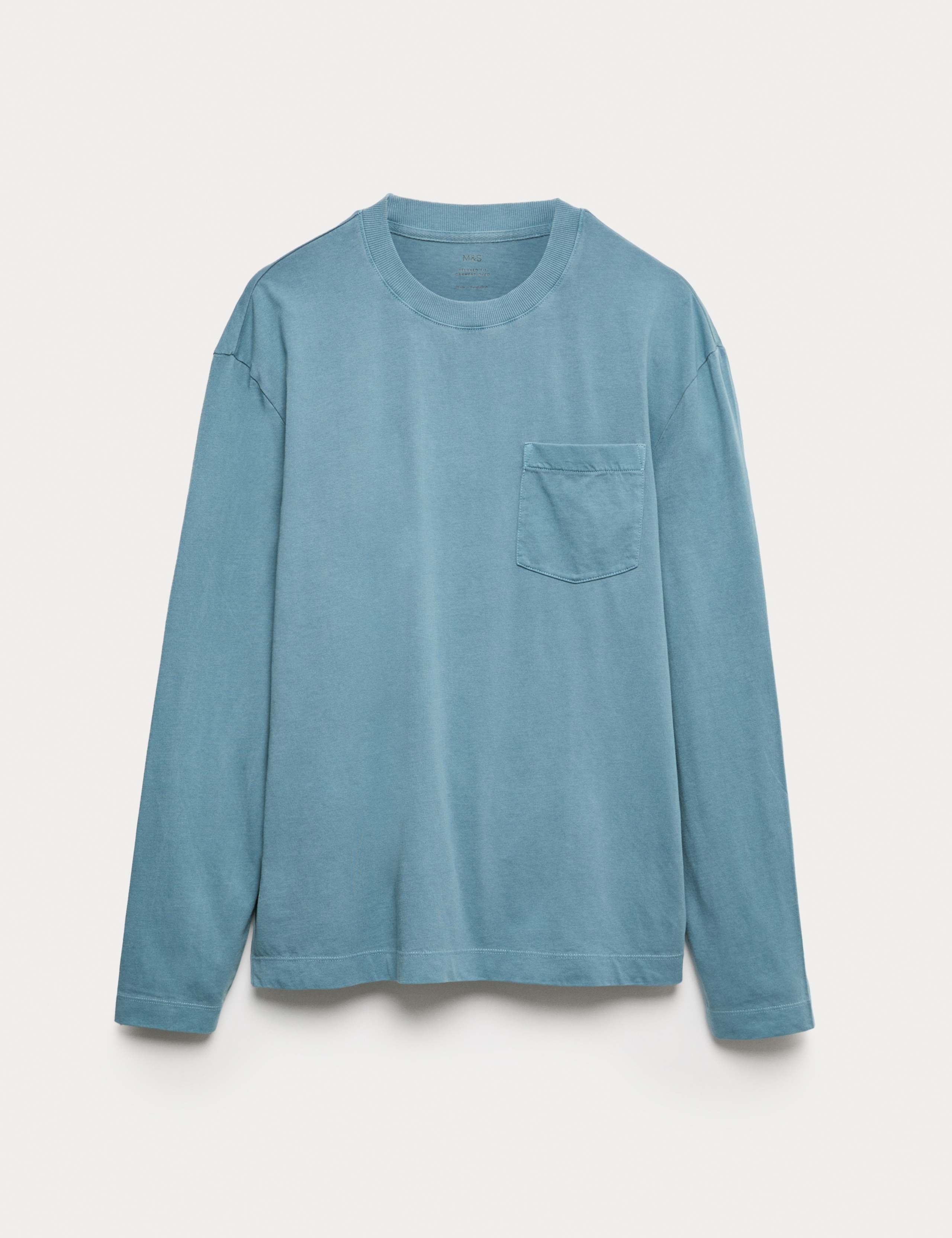 Pure Cotton Crew Neck T-Shirt