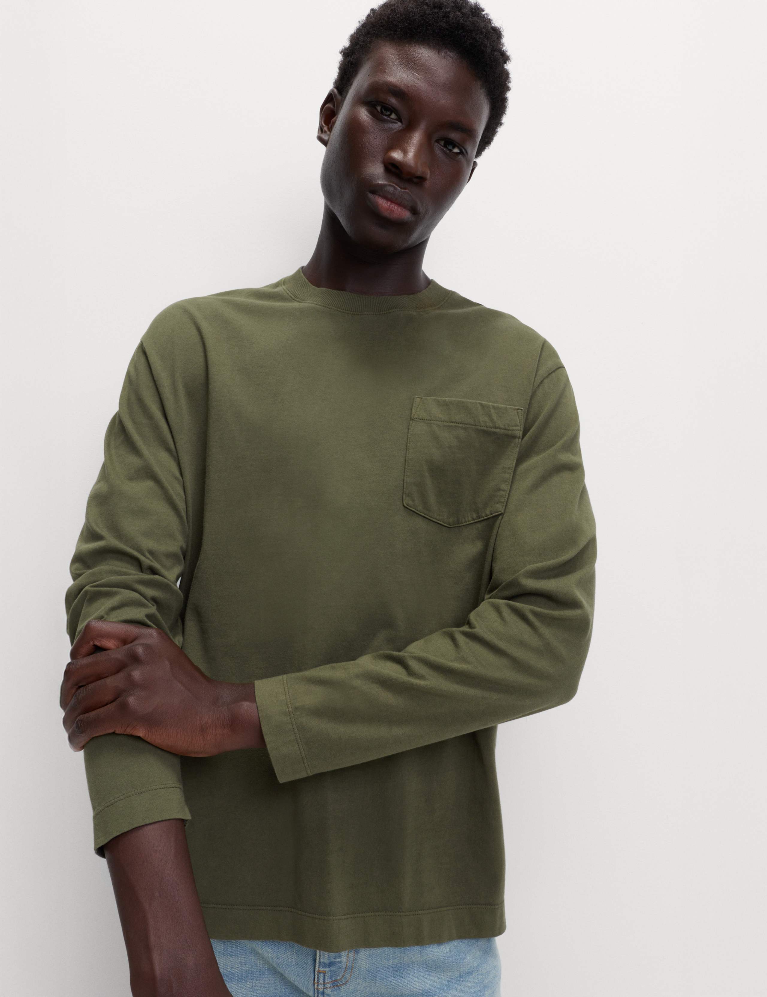 Pure Cotton Crew Neck T-Shirt