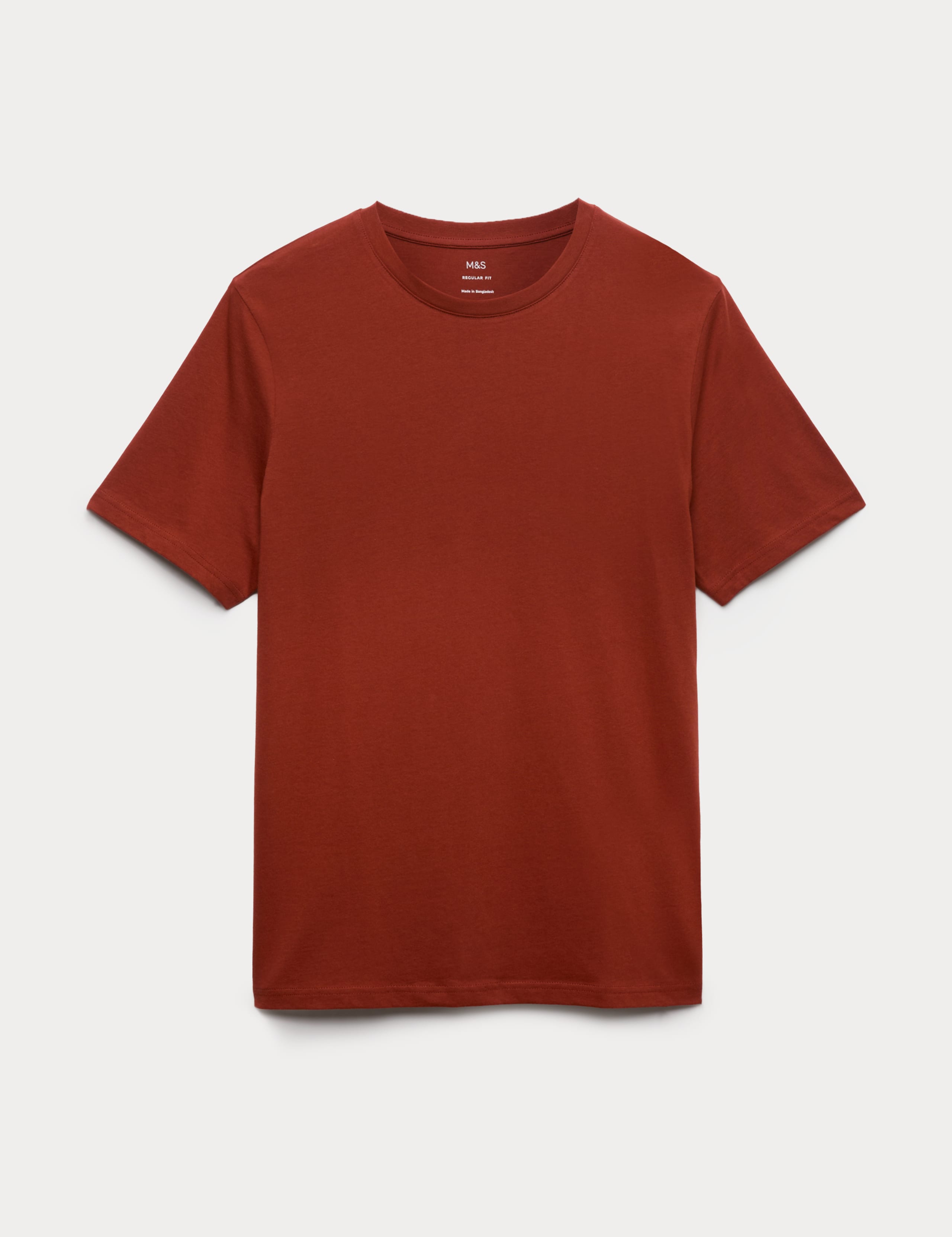 Regular Fit Pure Cotton Crew Neck T-Shirt