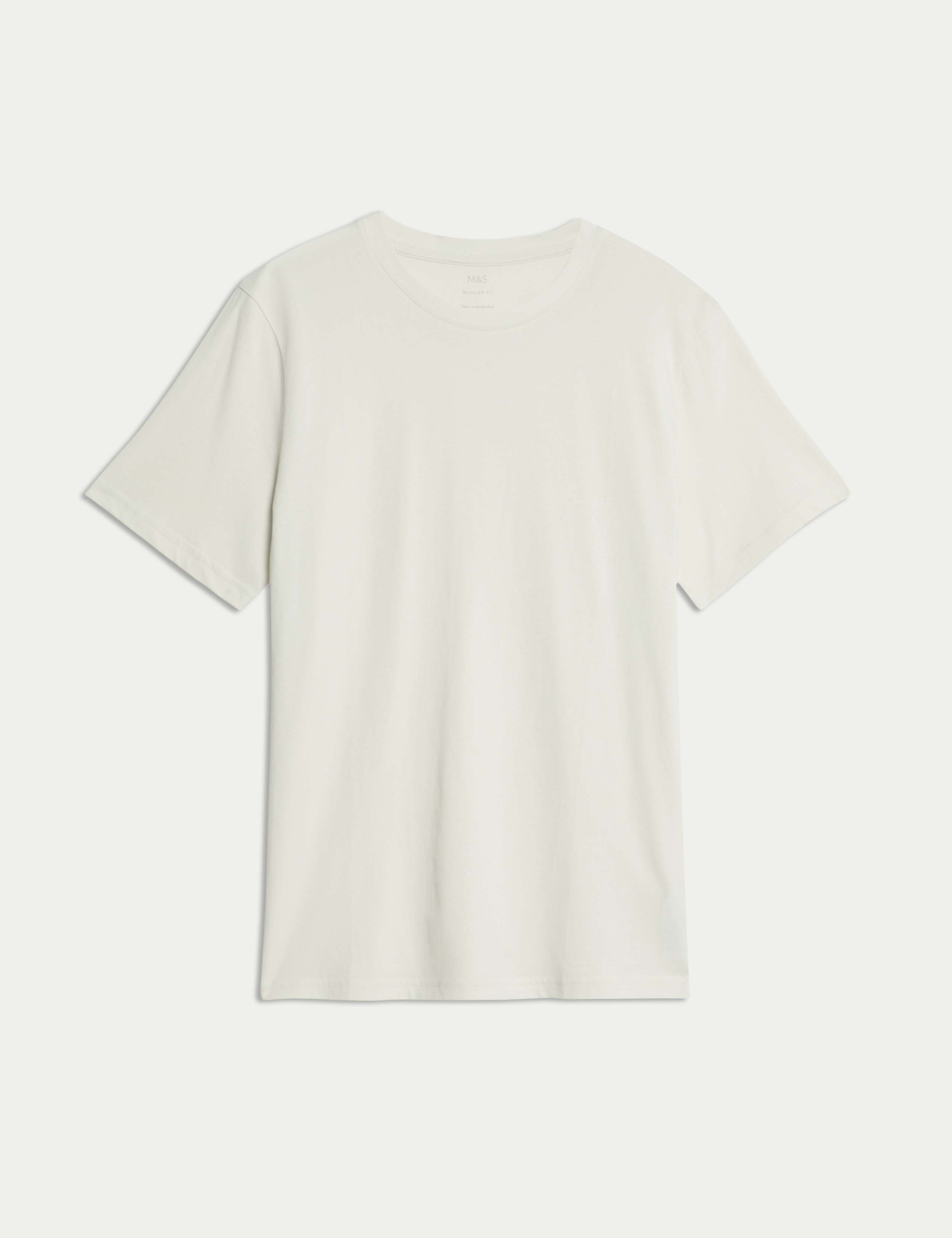 Regular Fit Pure Cotton Crew Neck T-Shirt