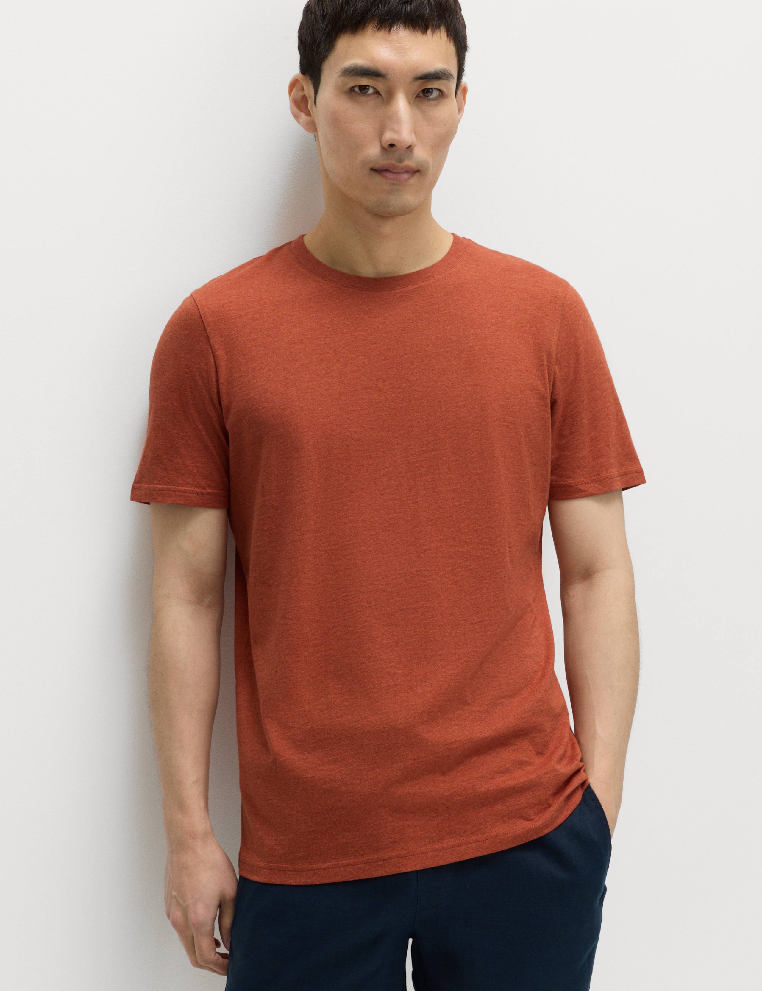 Regular Fit Pure Cotton Crew Neck T-Shirt