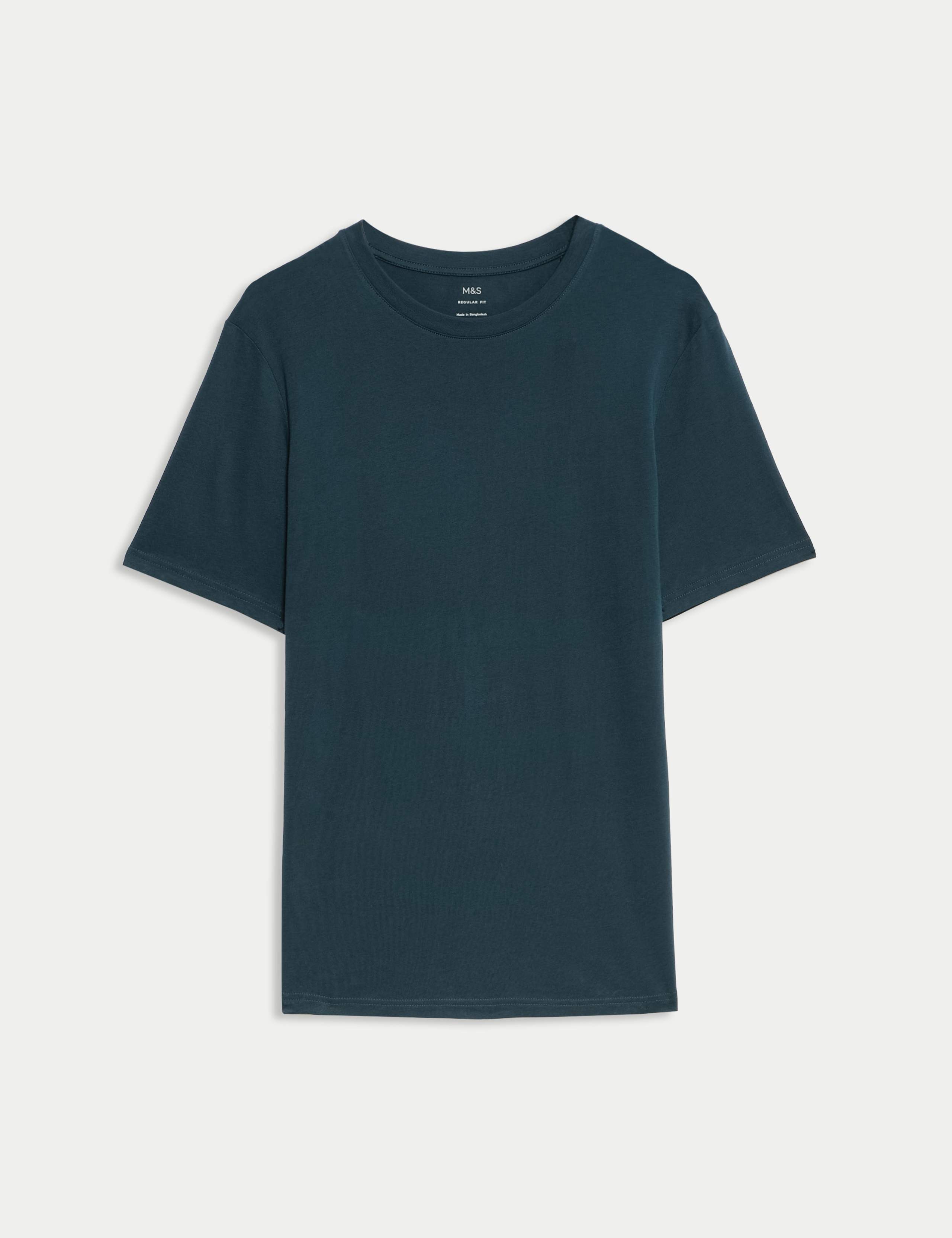 Regular Fit Pure Cotton Crew Neck T-Shirt