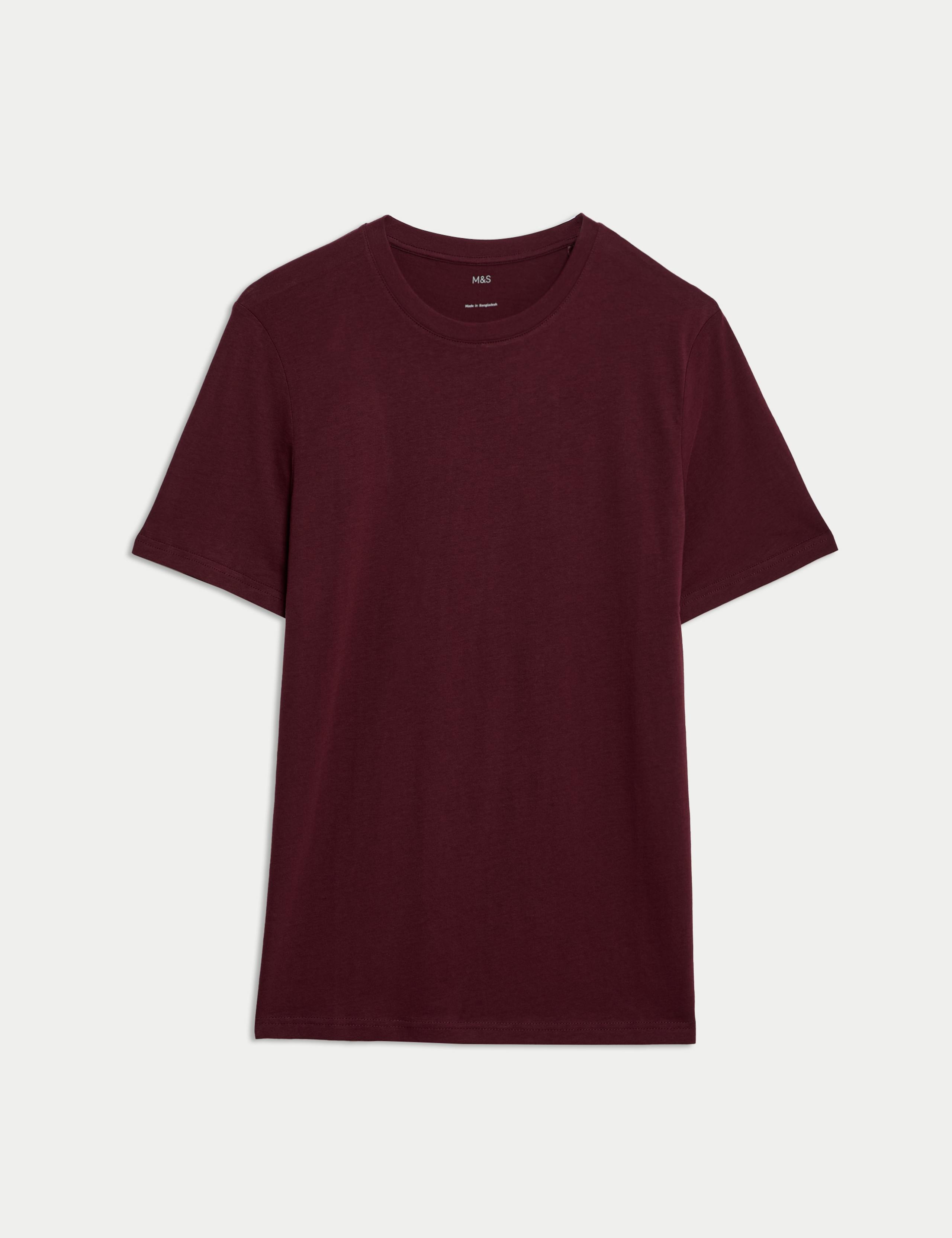 Regular Fit Pure Cotton Crew Neck T-Shirt