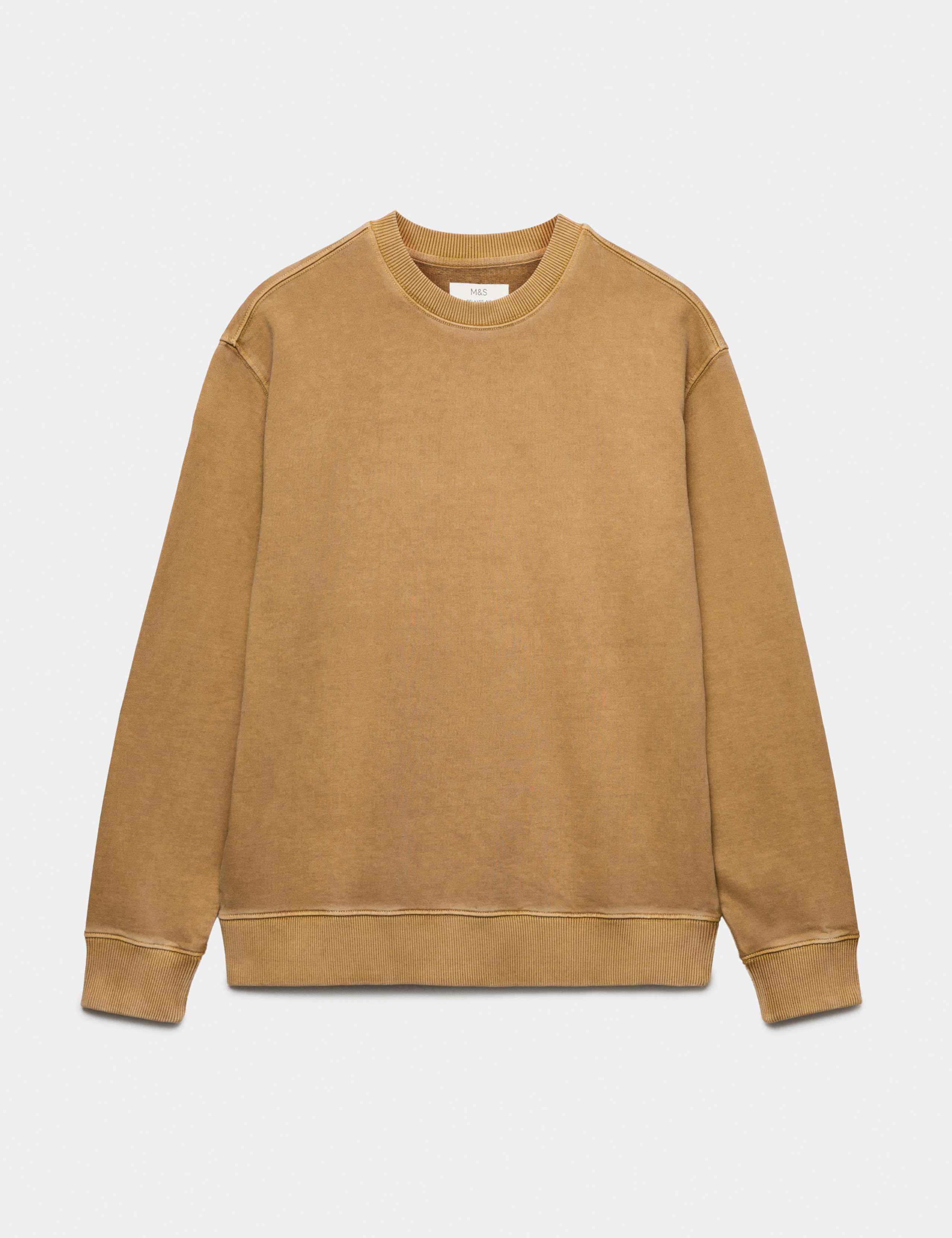 Pure Cotton Garment Dye Sweatshirt