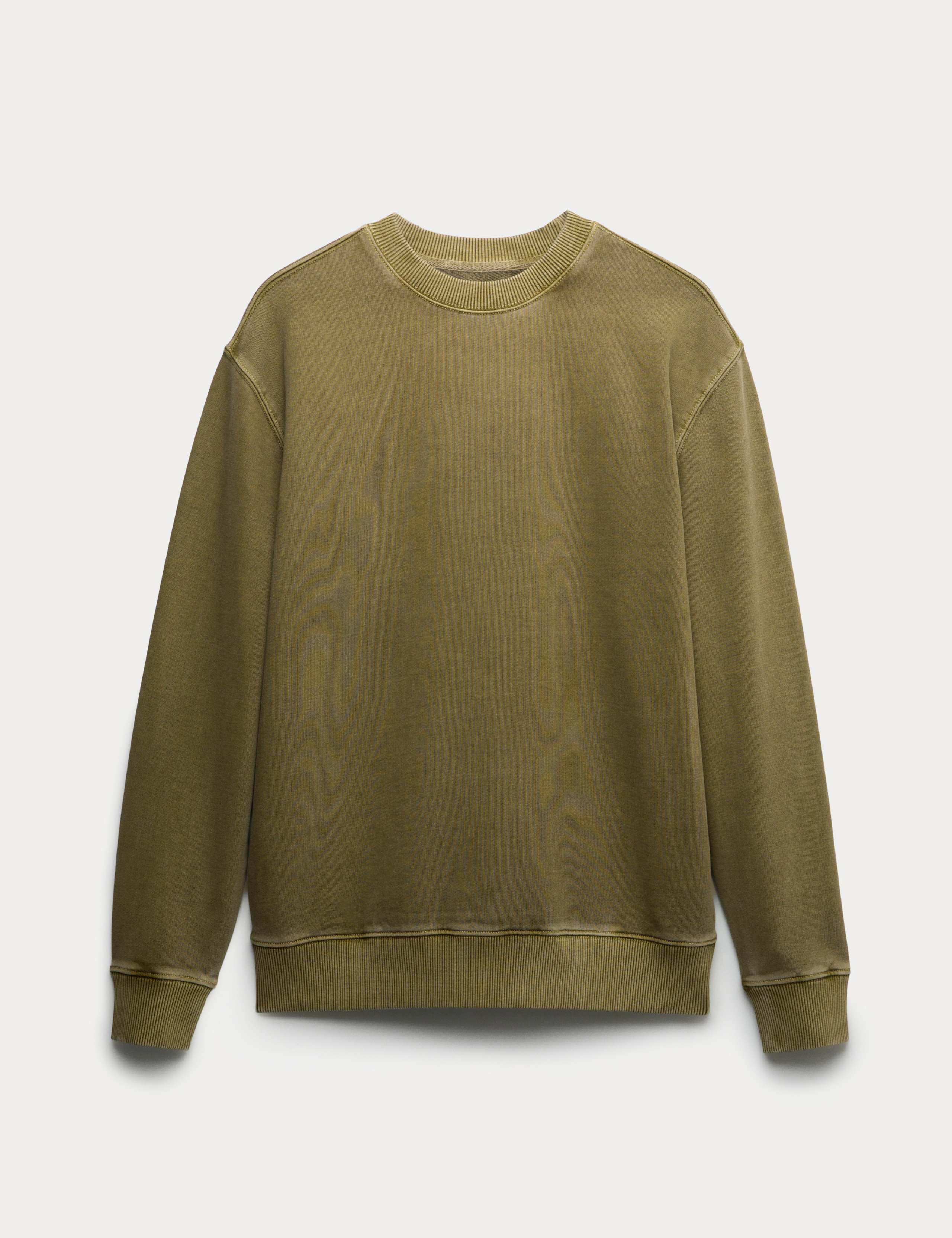 Pure Cotton Garment Dye Sweatshirt