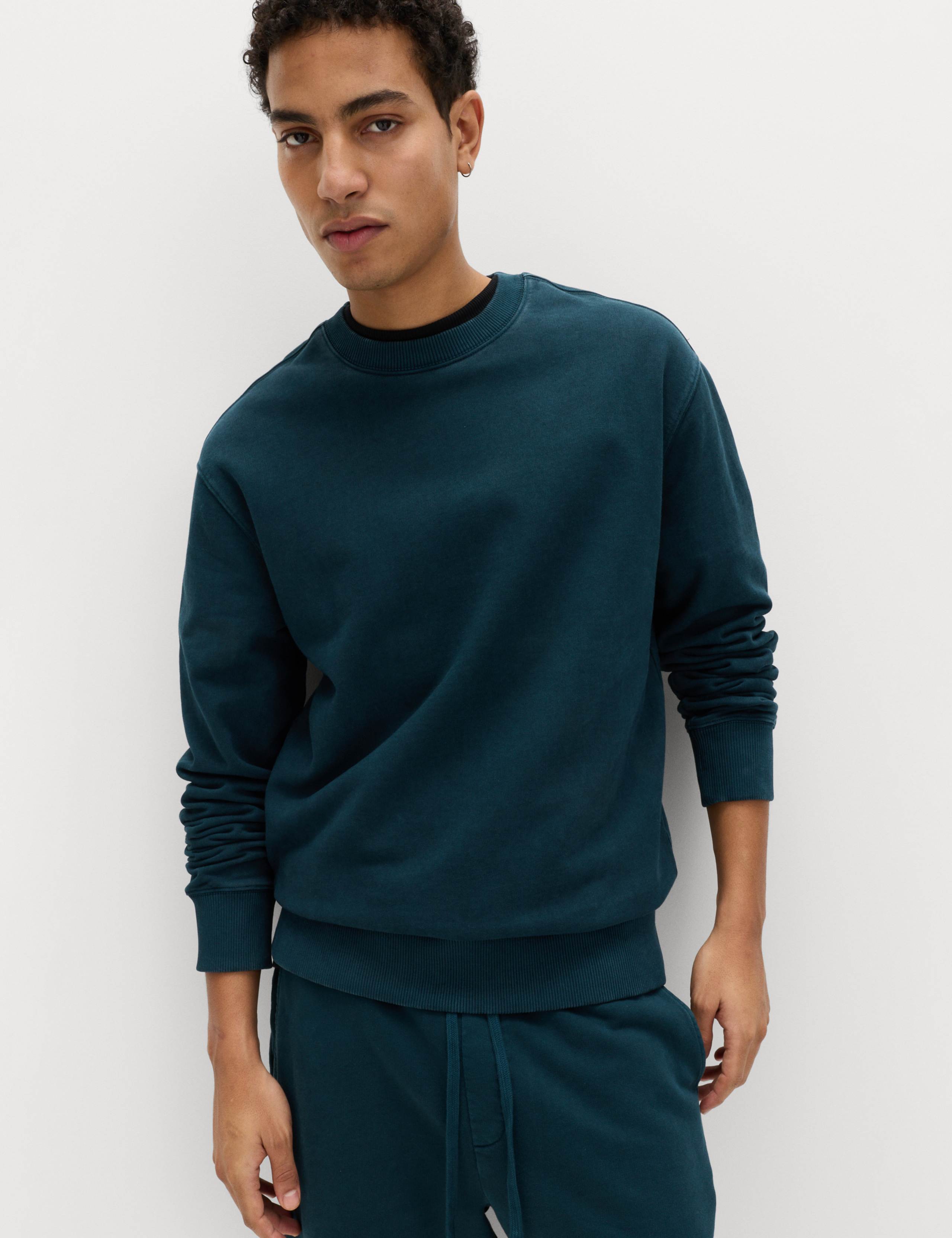 Pure Cotton Garment Dye Sweatshirt