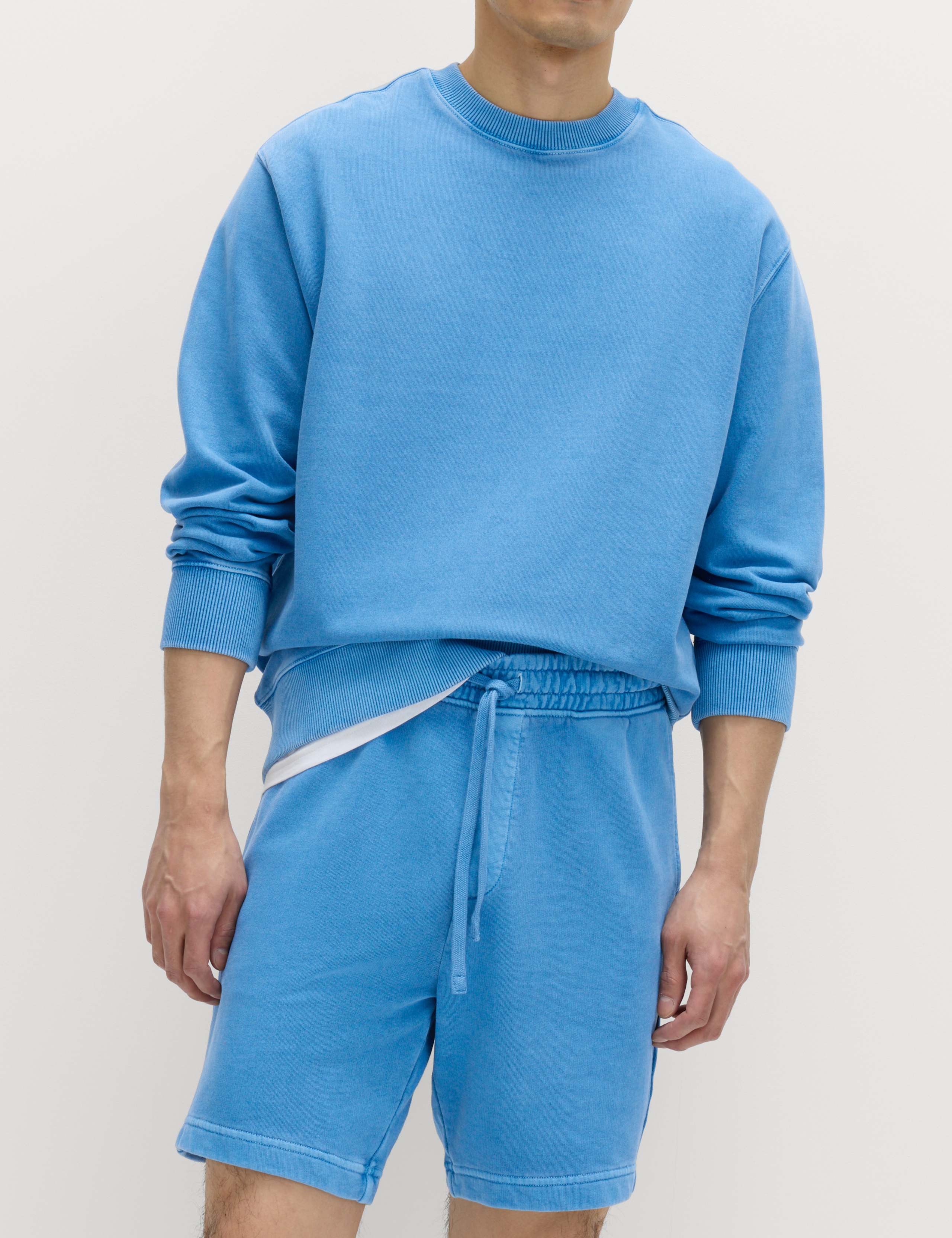 Relaxed Fit Pure Cotton Garment Dye Short