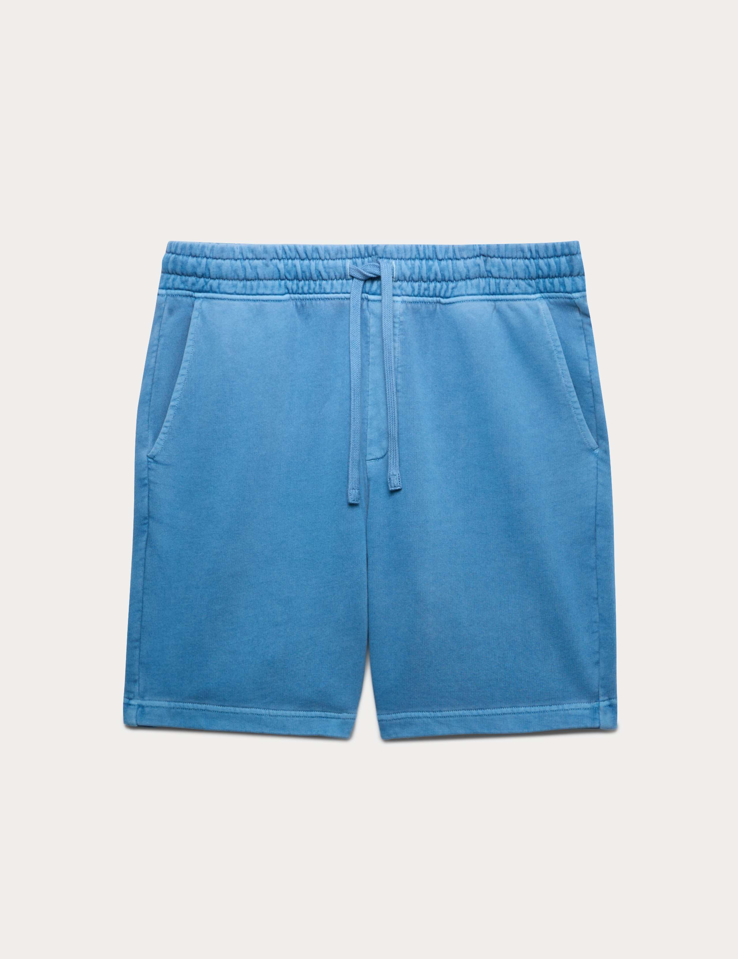 Relaxed Fit Pure Cotton Garment Dye Short