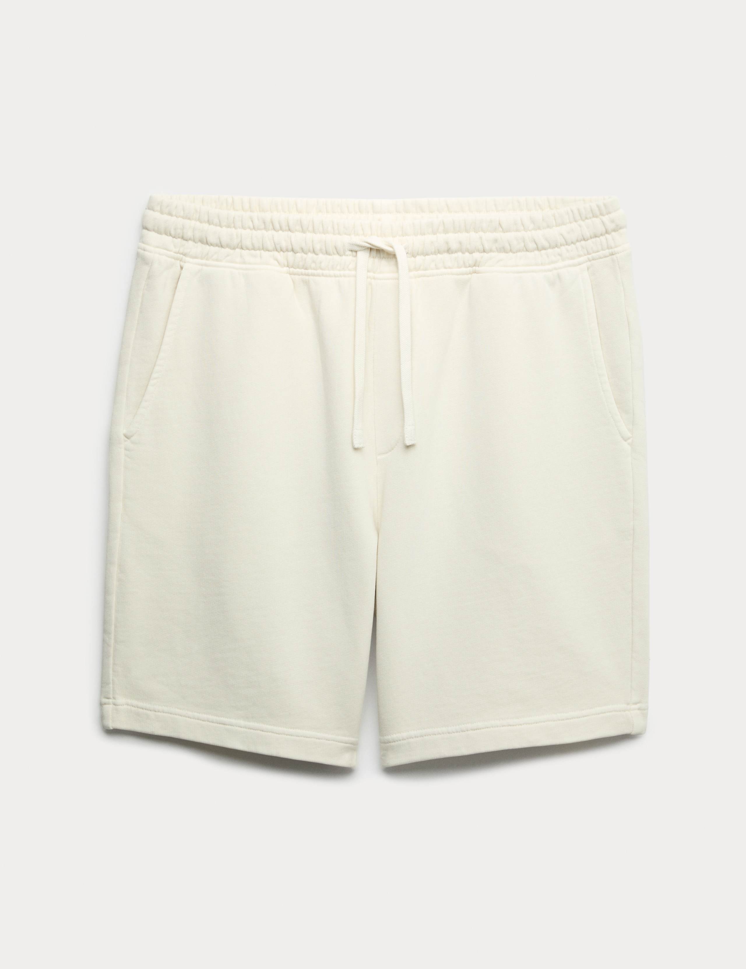 Relaxed Fit Pure Cotton Garment Dye Short