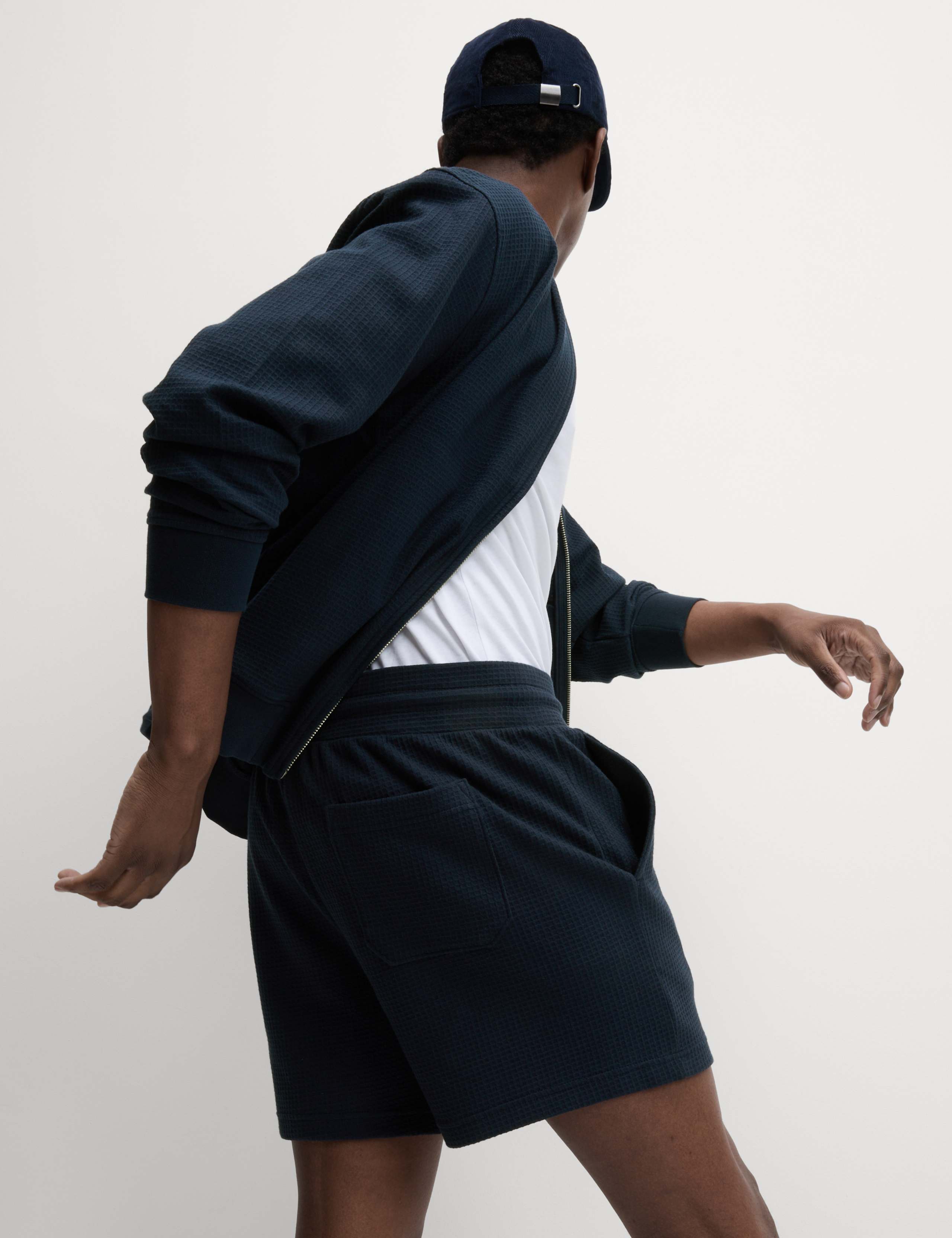 Waffle Pure Cotton Regular Fit Shorts