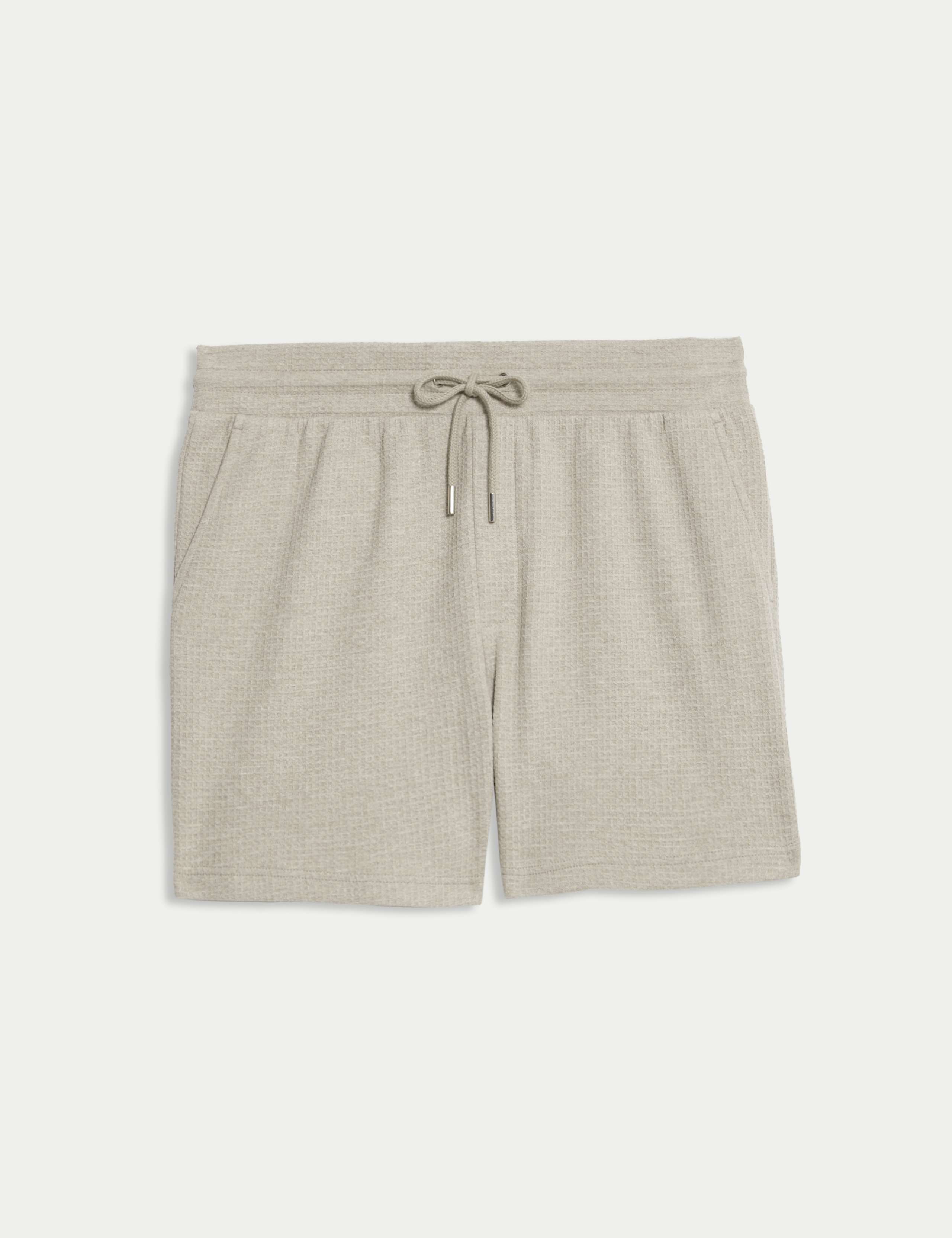 Waffle Pure Cotton Regular Fit Shorts
