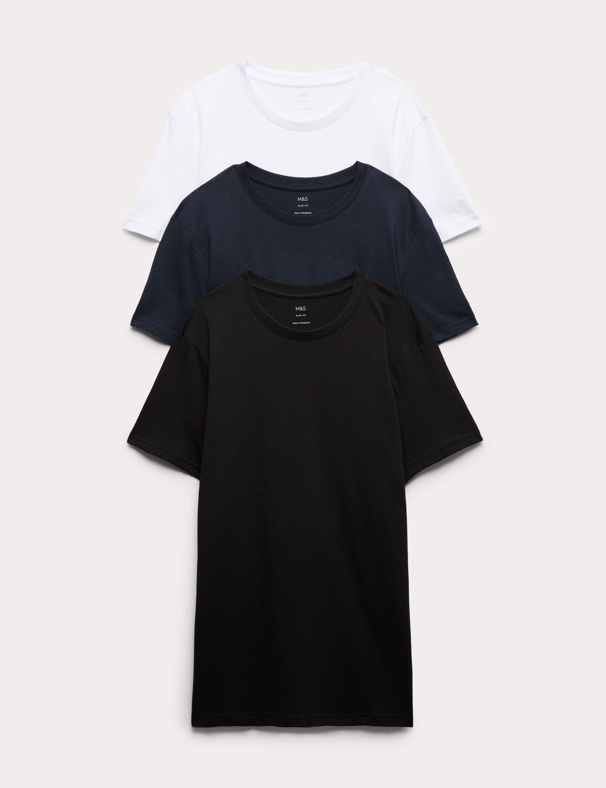 3pk Slim Fit T-Shirts