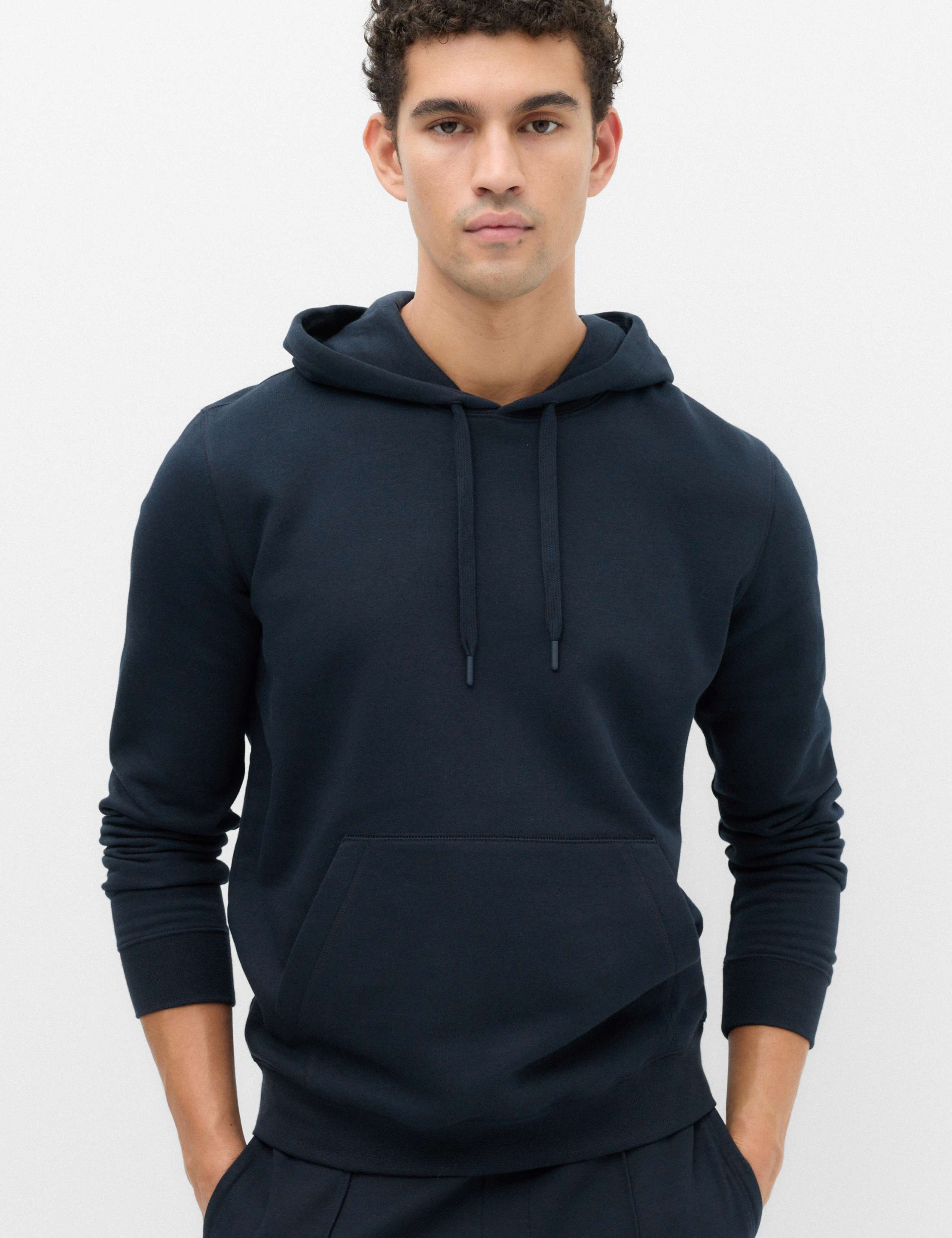 Cotton Rich Brushback Hoodie