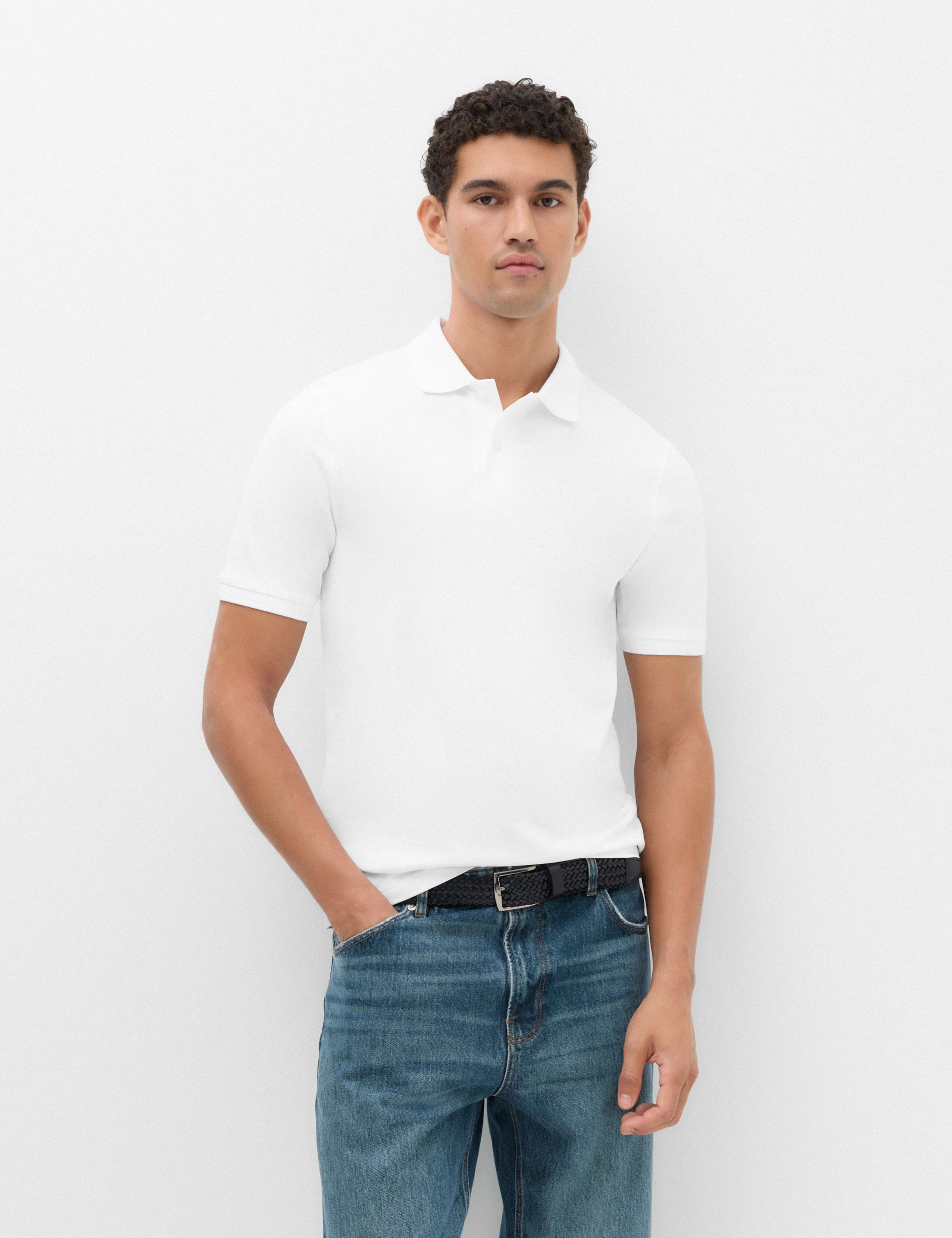 5 Pack Cotton Rich Polo Shirts