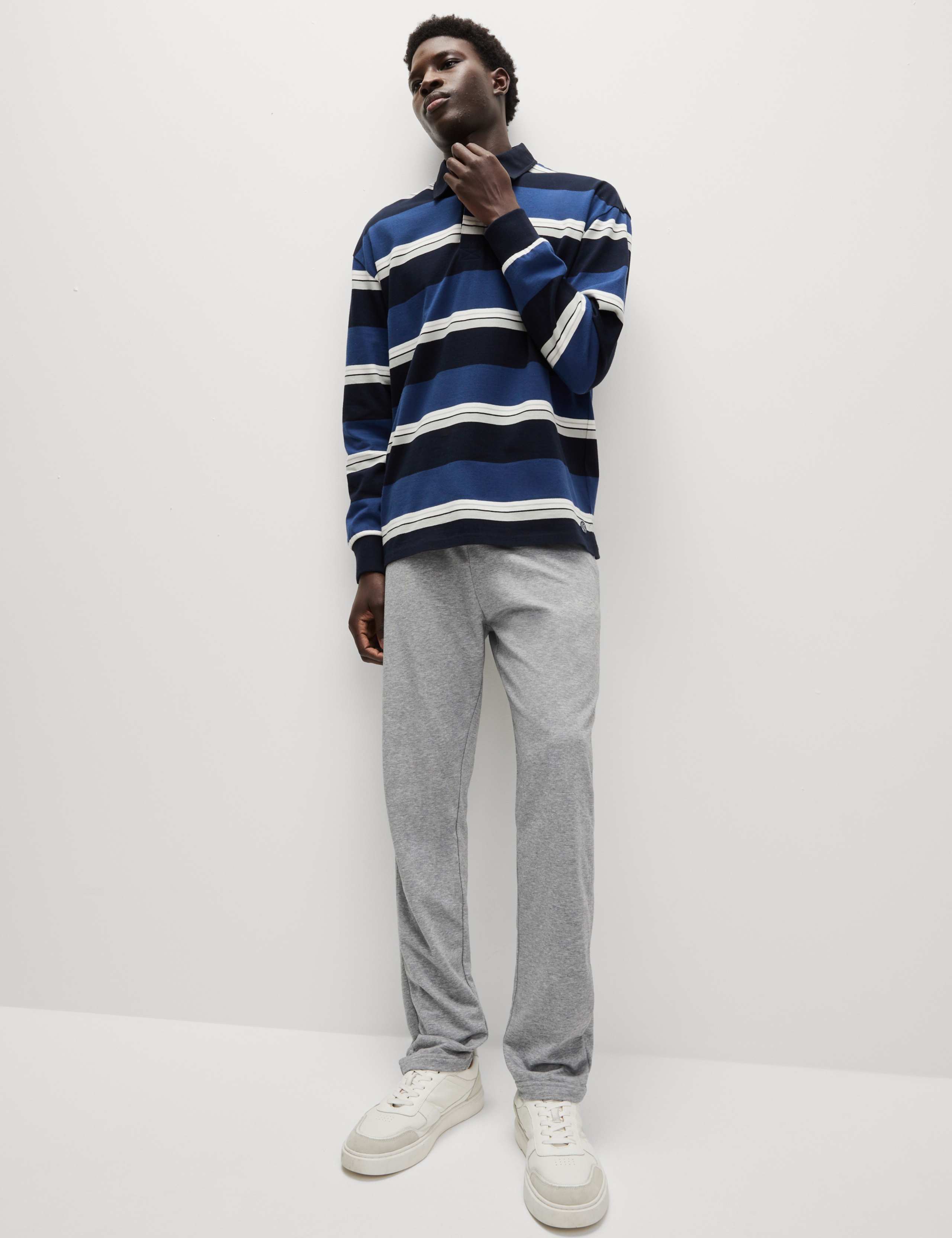 2 Pack Cotton Rich Straight Leg Joggers