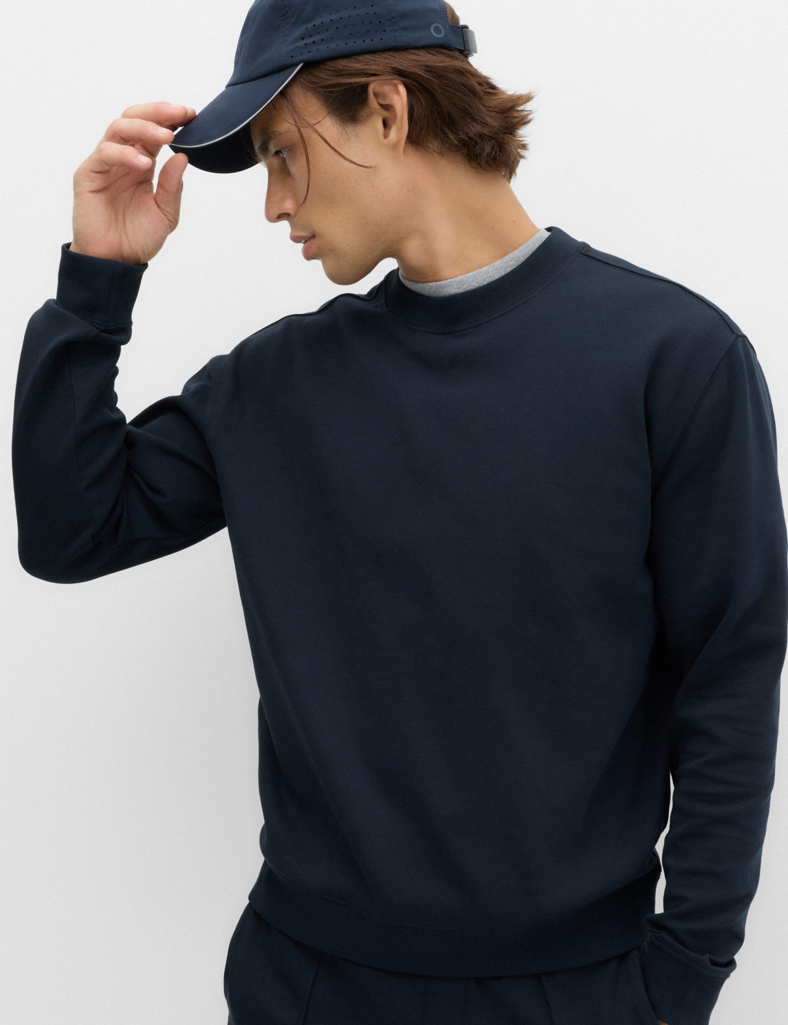 Ultimate Cotton Rich Crew Neck Sweatshirt