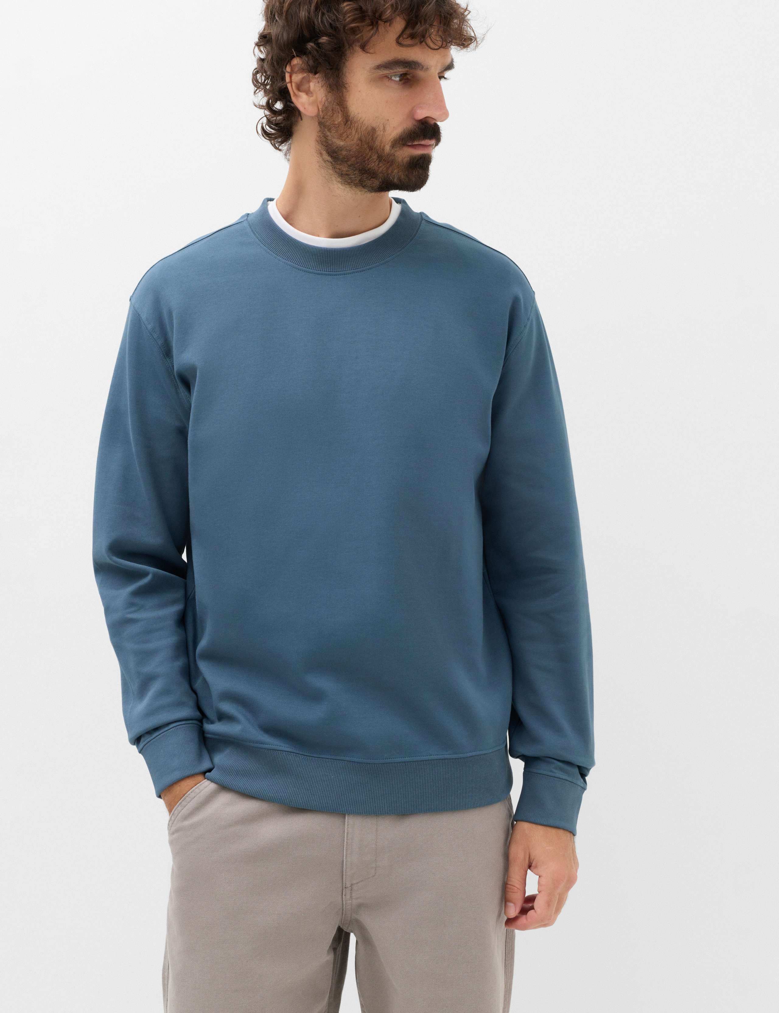 Ultimate Cotton Rich Crew Neck Sweatshirt