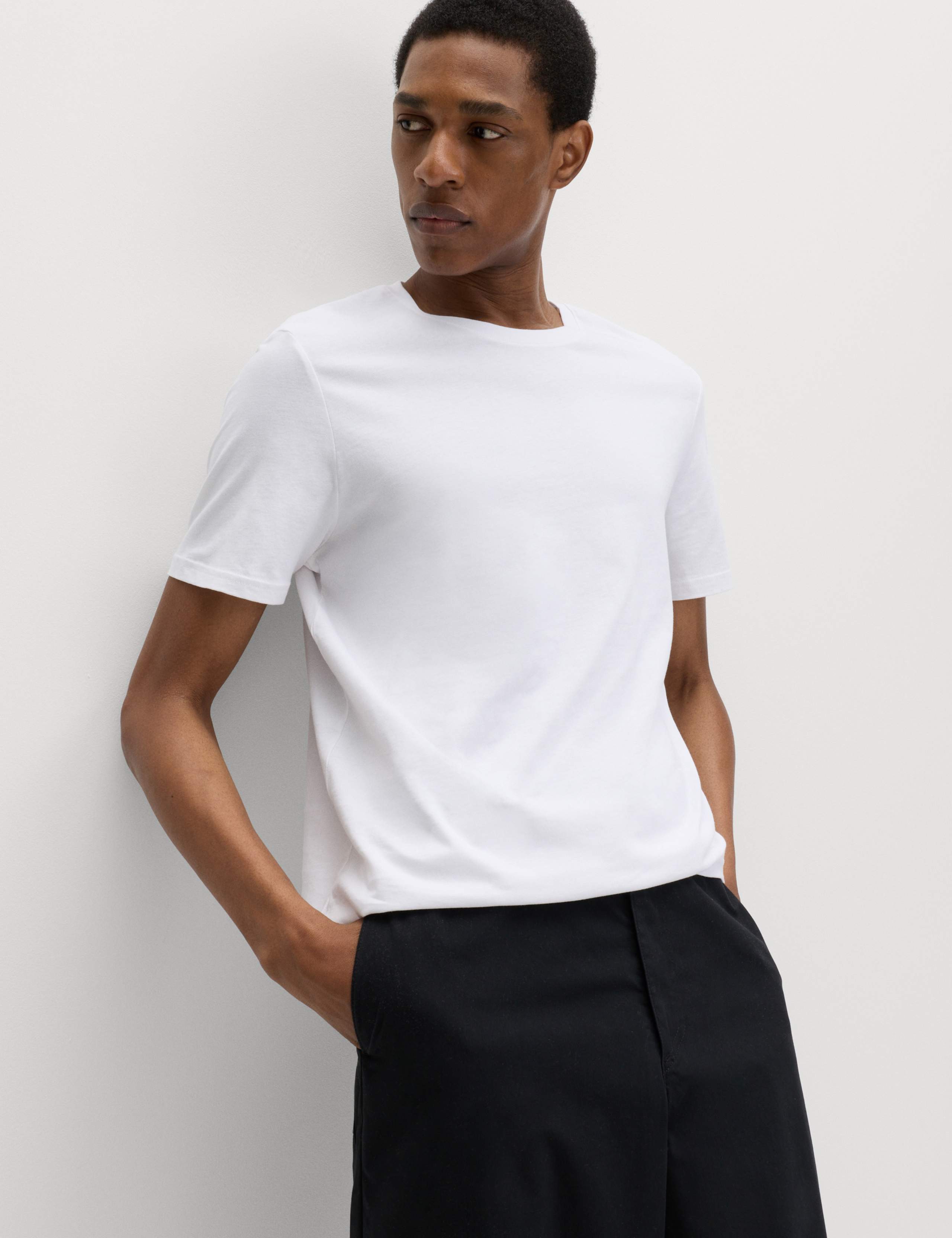 7 Pack Pure Cotton Crew Neck T-Shirts