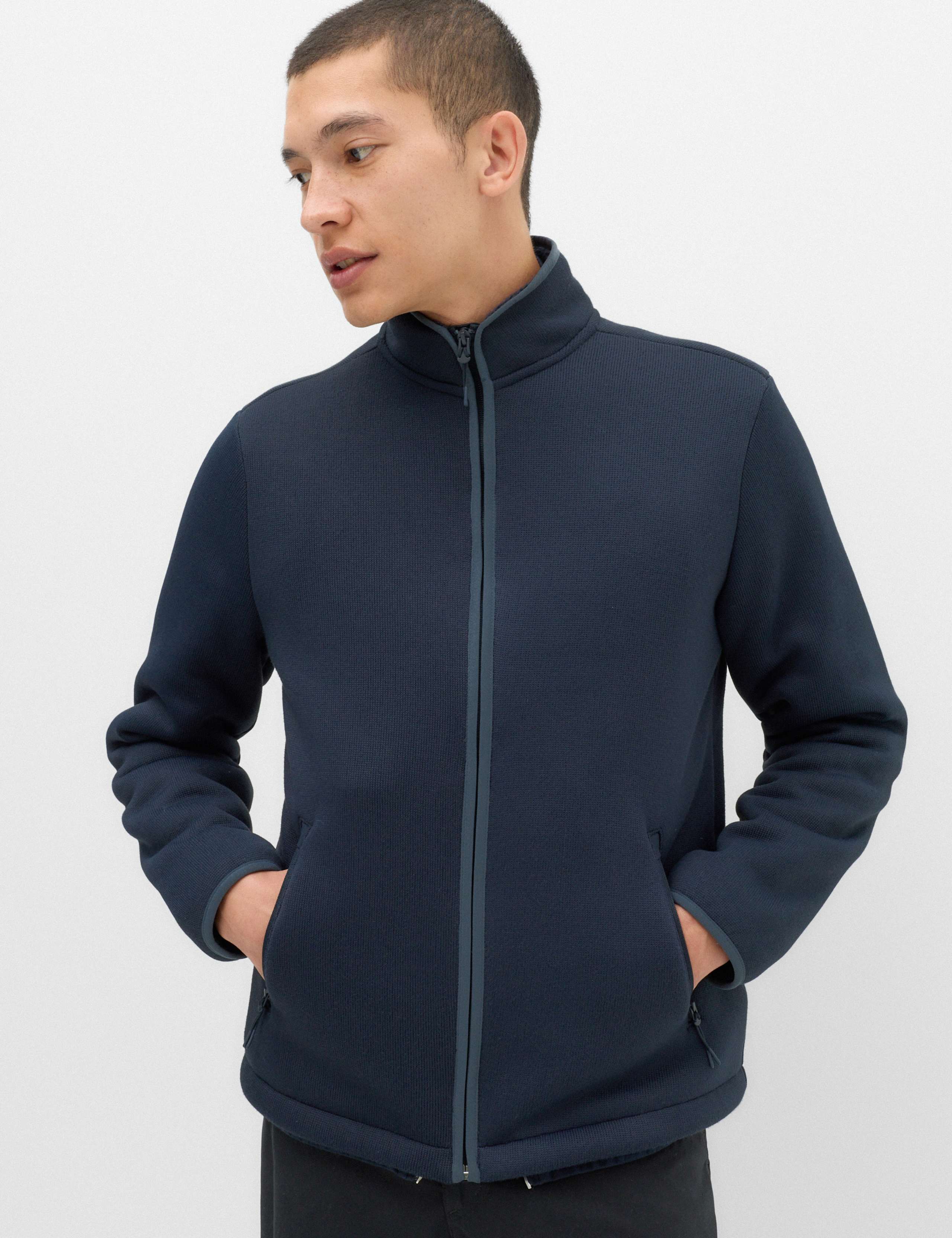 Knitted Fleece Jacket