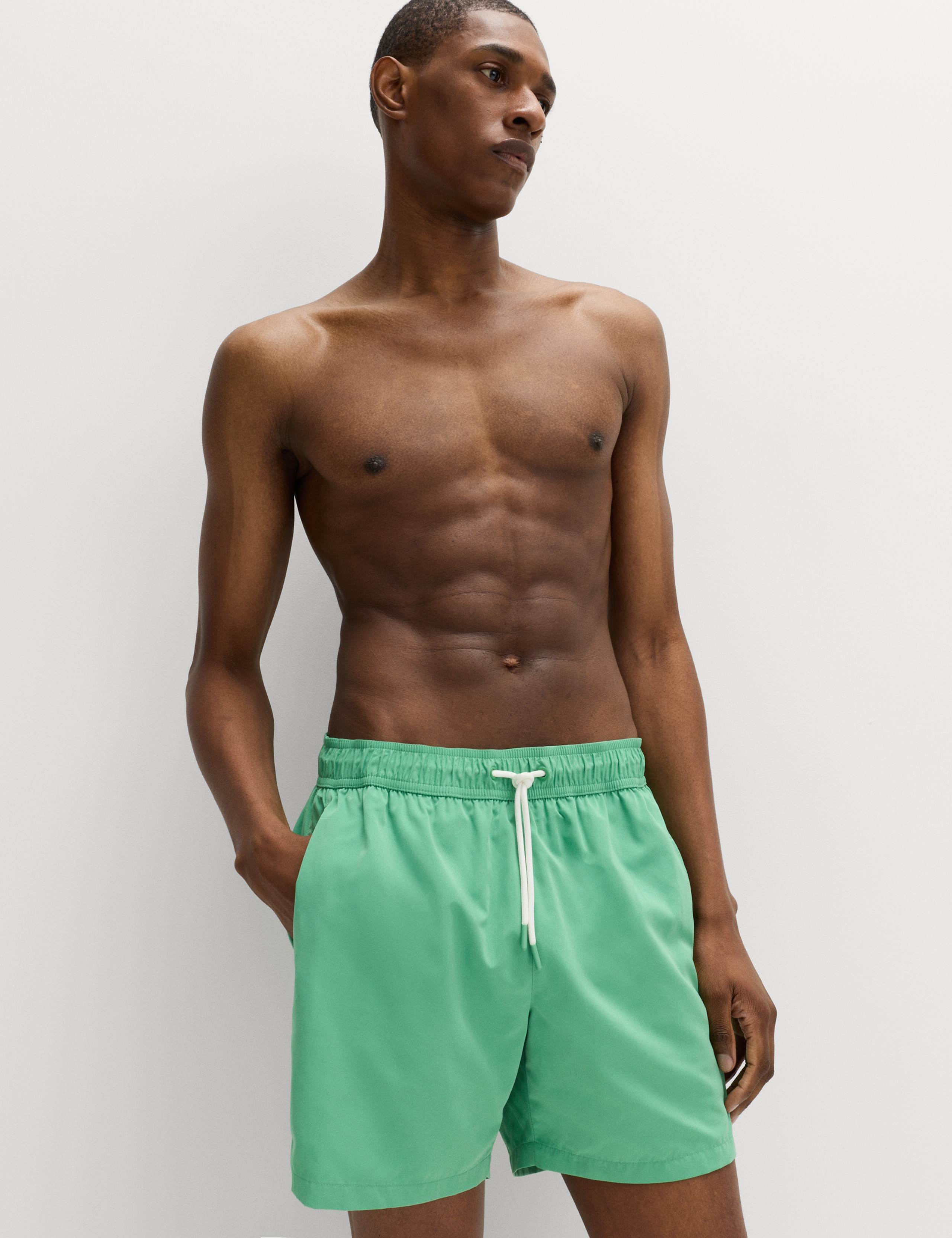 Quick Dry Plain Swim Shorts
