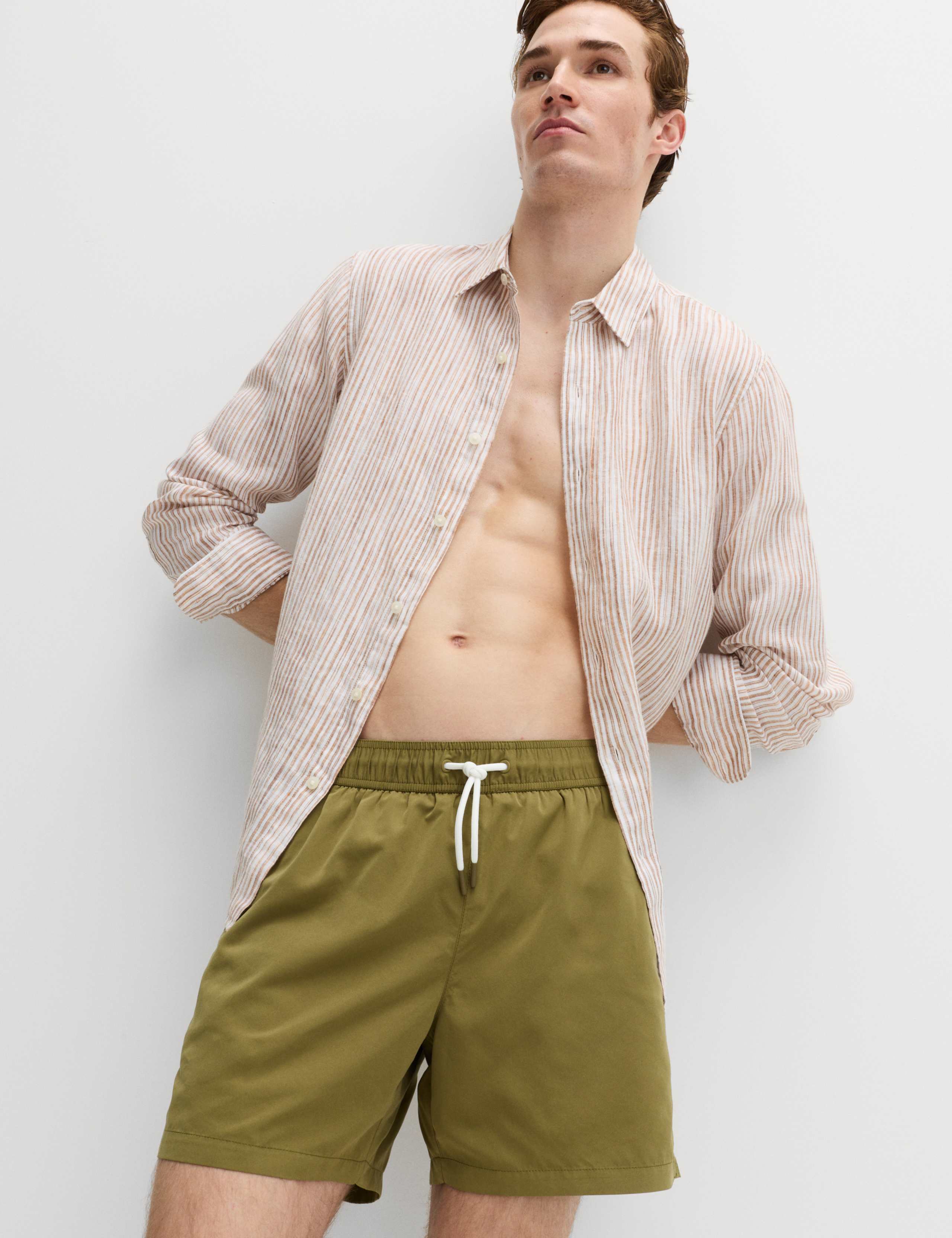 Quick Dry Plain Swim Shorts