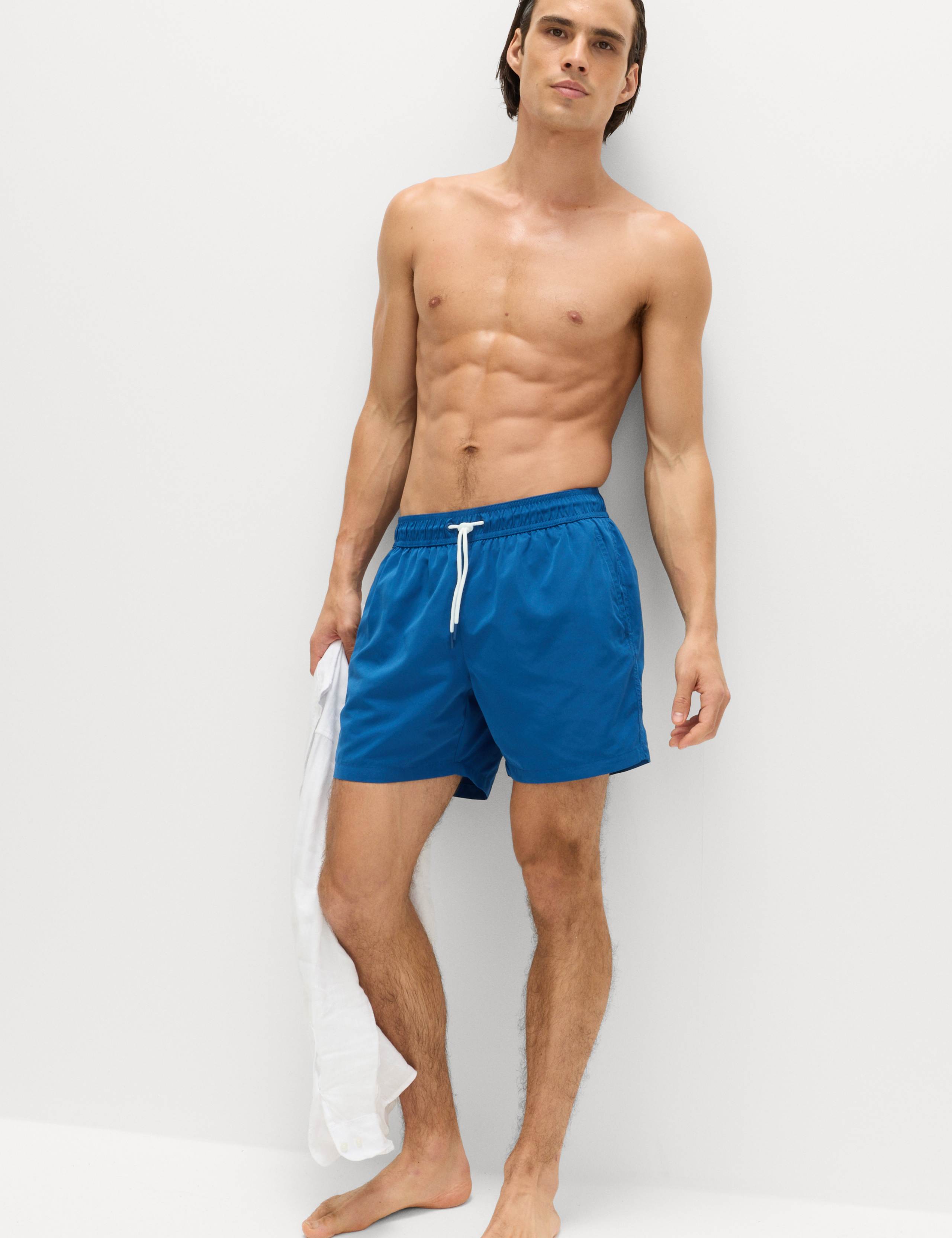 Quick Dry Plain Swim Shorts
