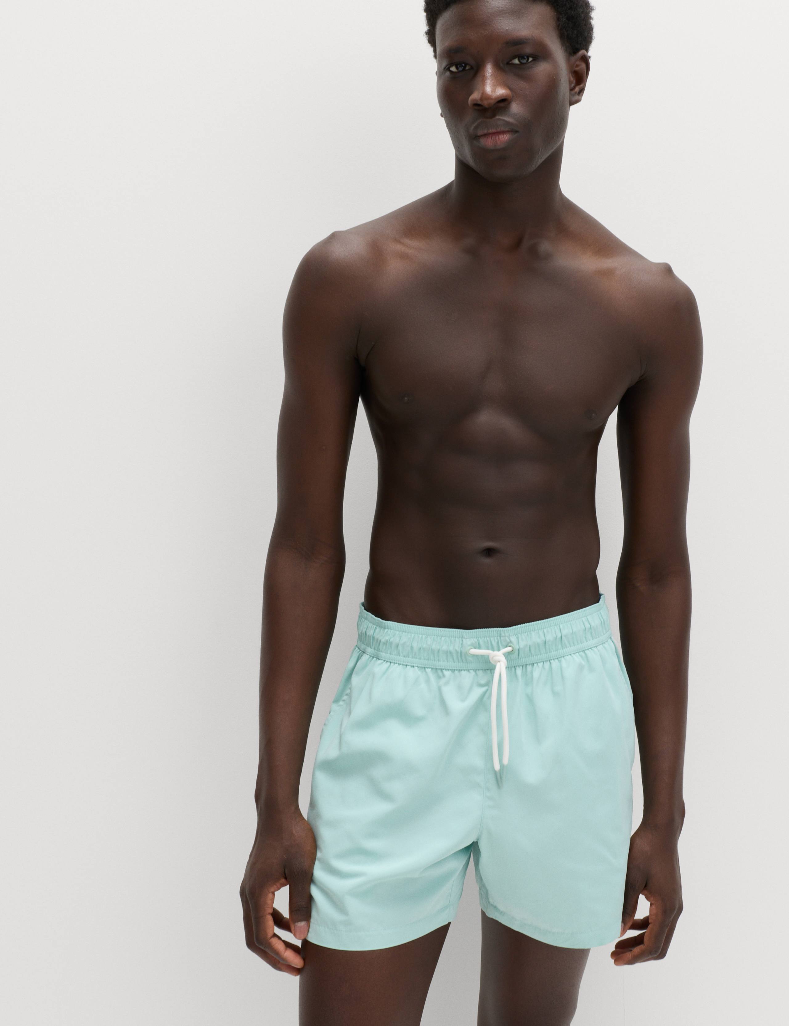 Quick Dry Plain Swim Shorts