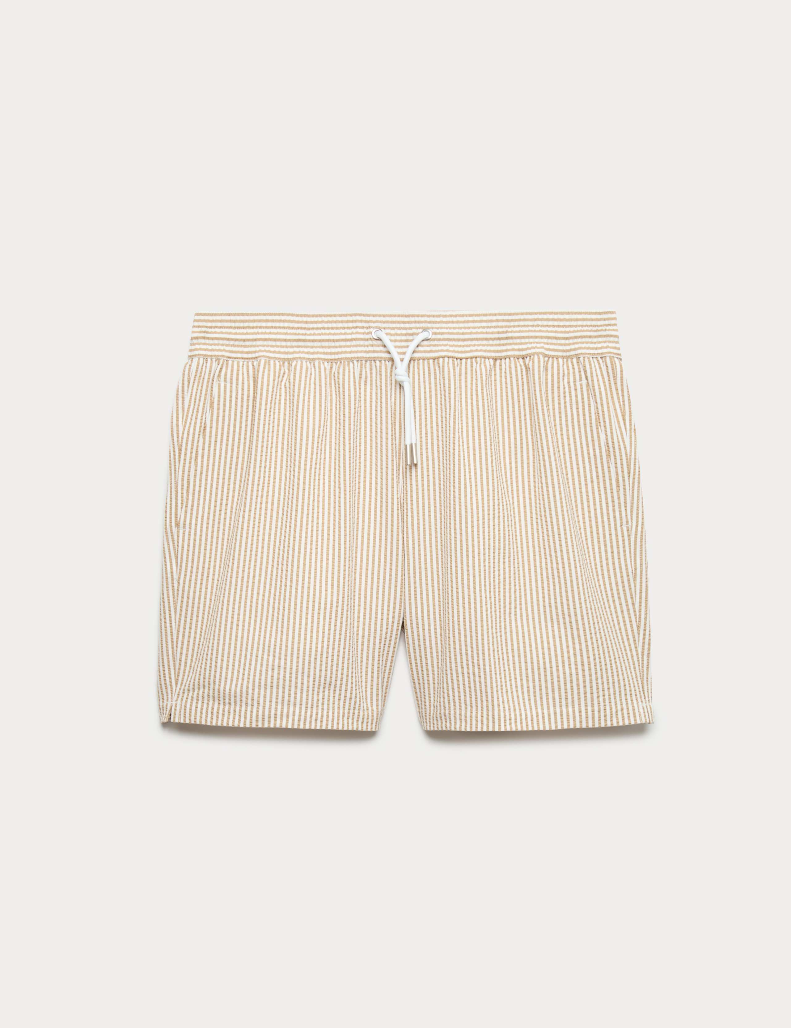Seersucker Swim Shorts