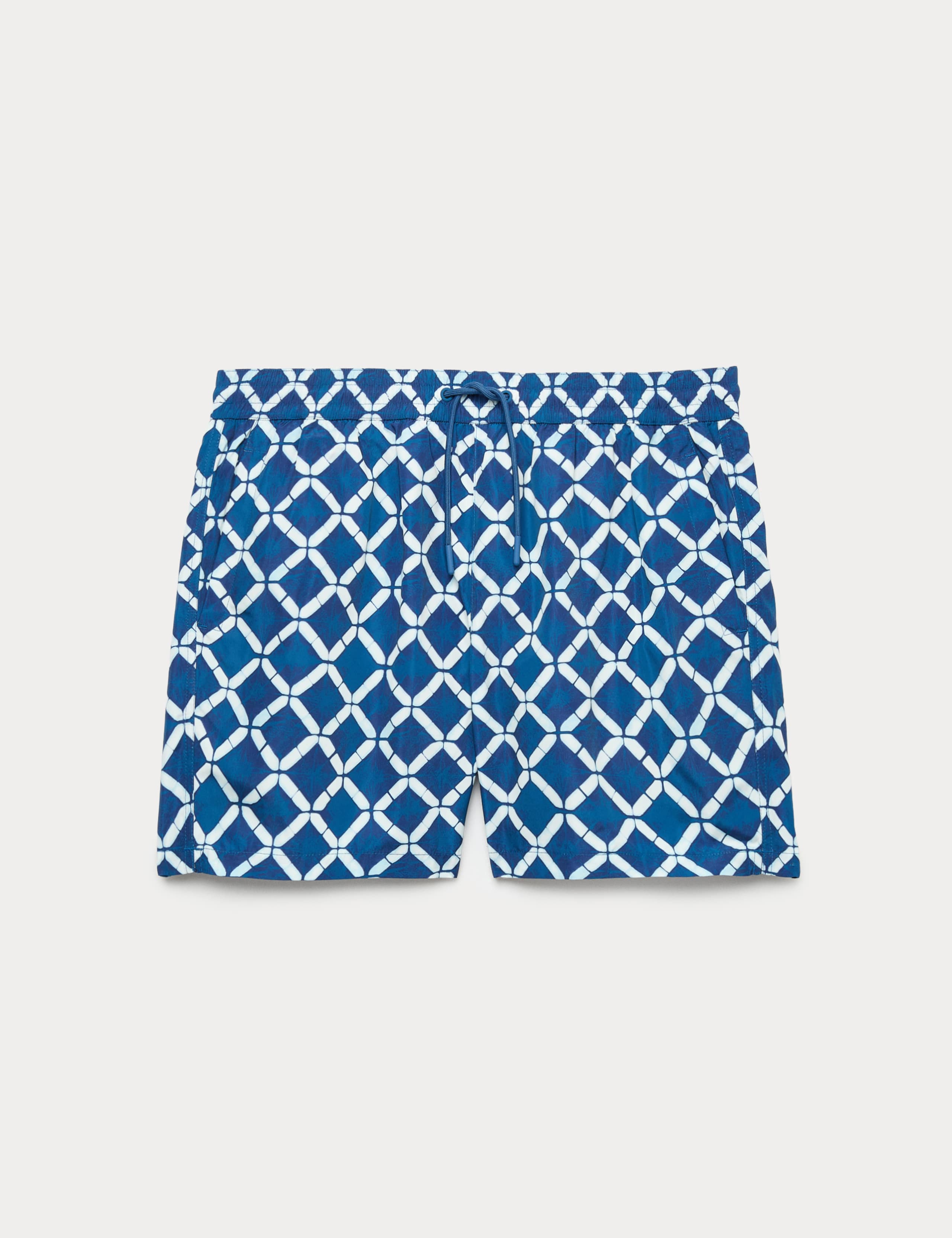 Quick Dry Printed Swim Shorts