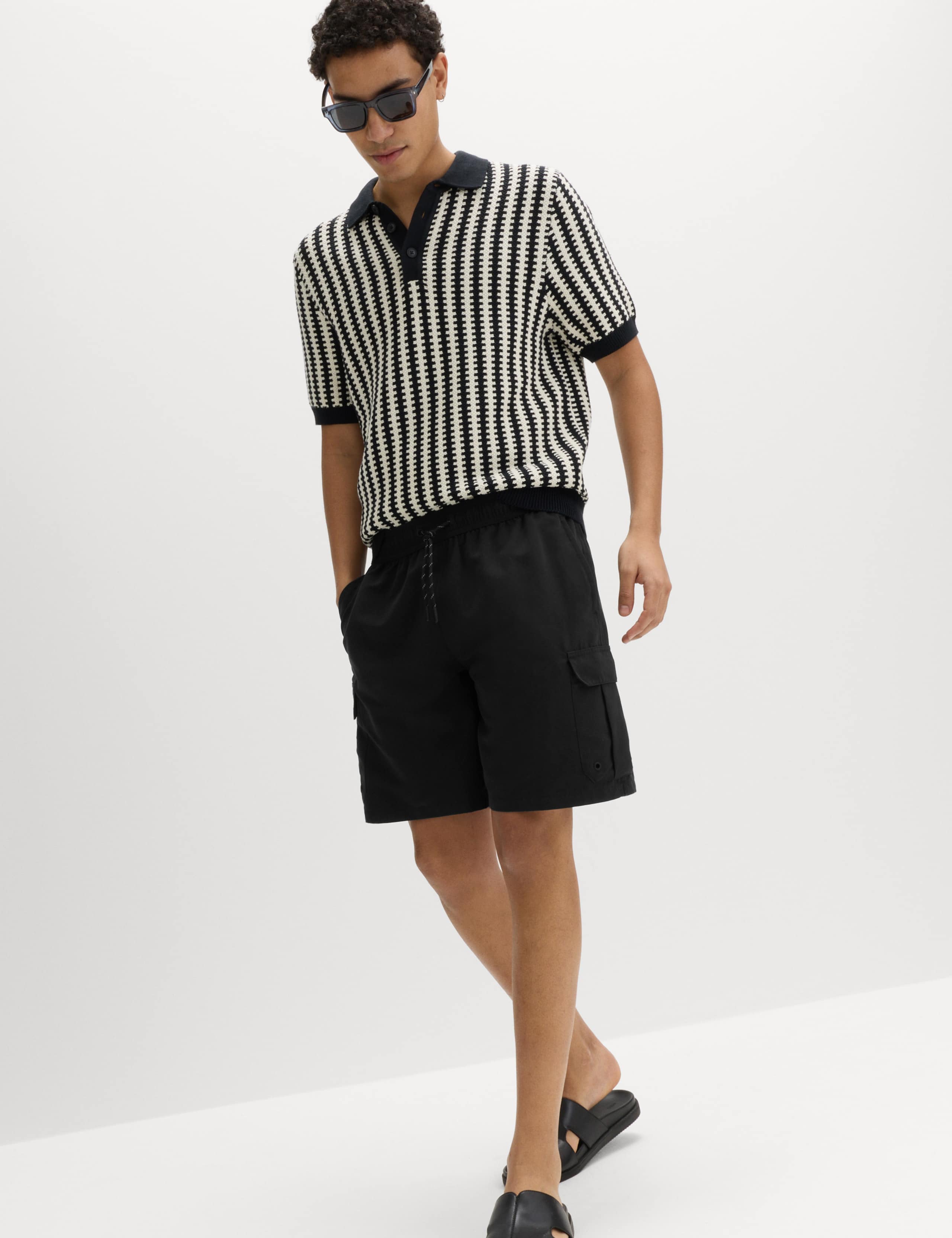 Quick Dry Longer Length Cargo Swim Shorts