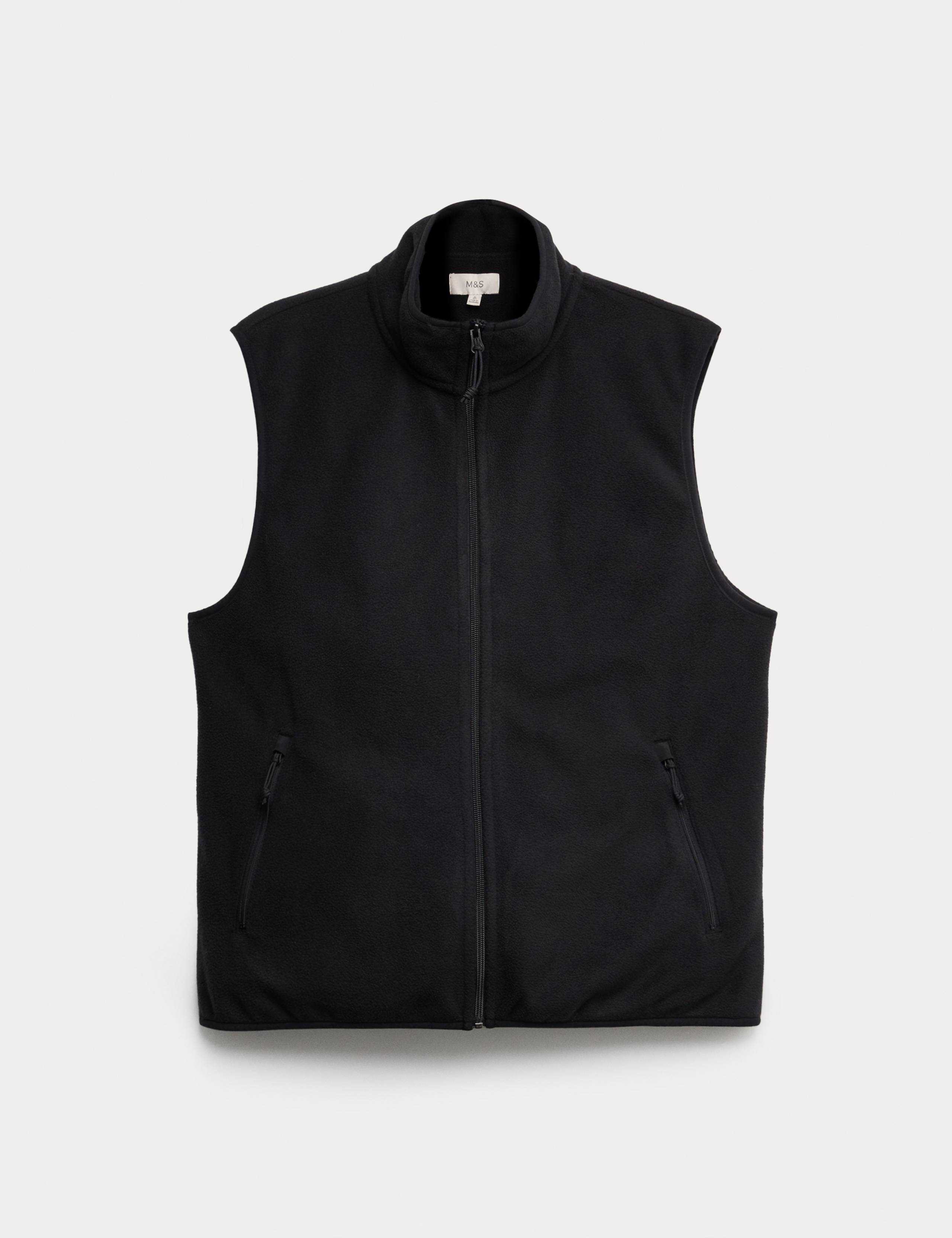 Micro Fleece Funnel Neck Gilet