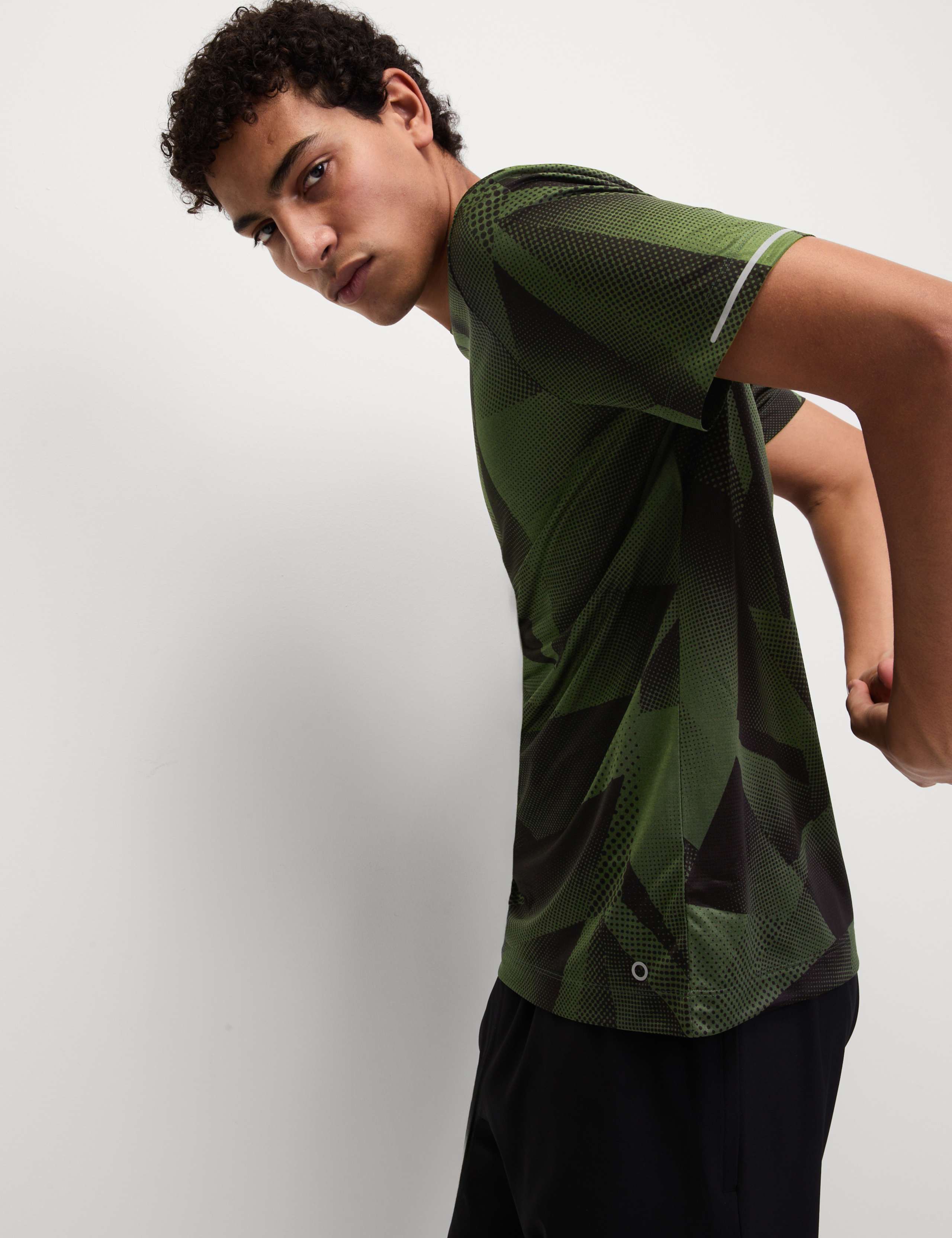 Abstract Print Training T-Shirt