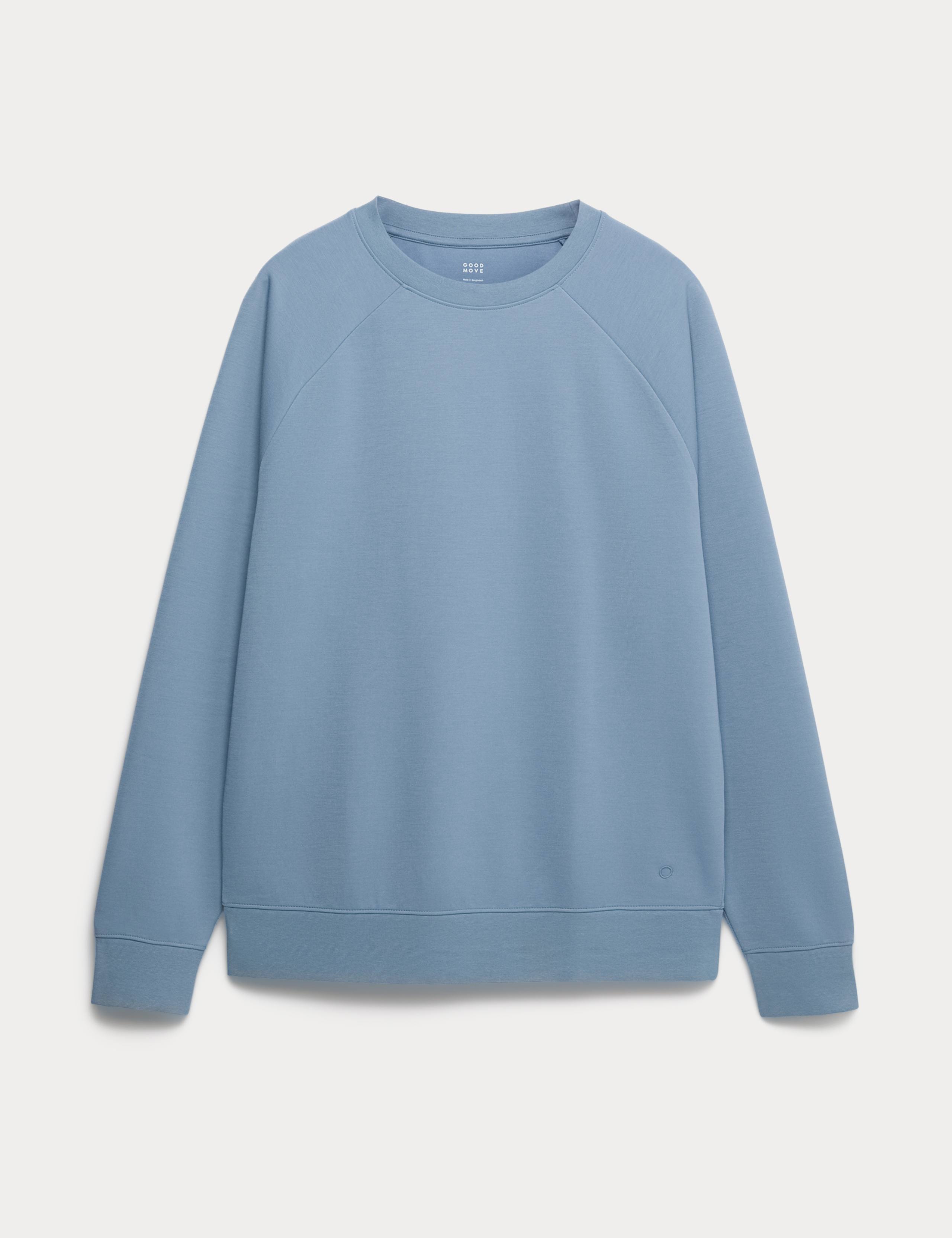 Performance Jersey Crew Neck Sweatshirt