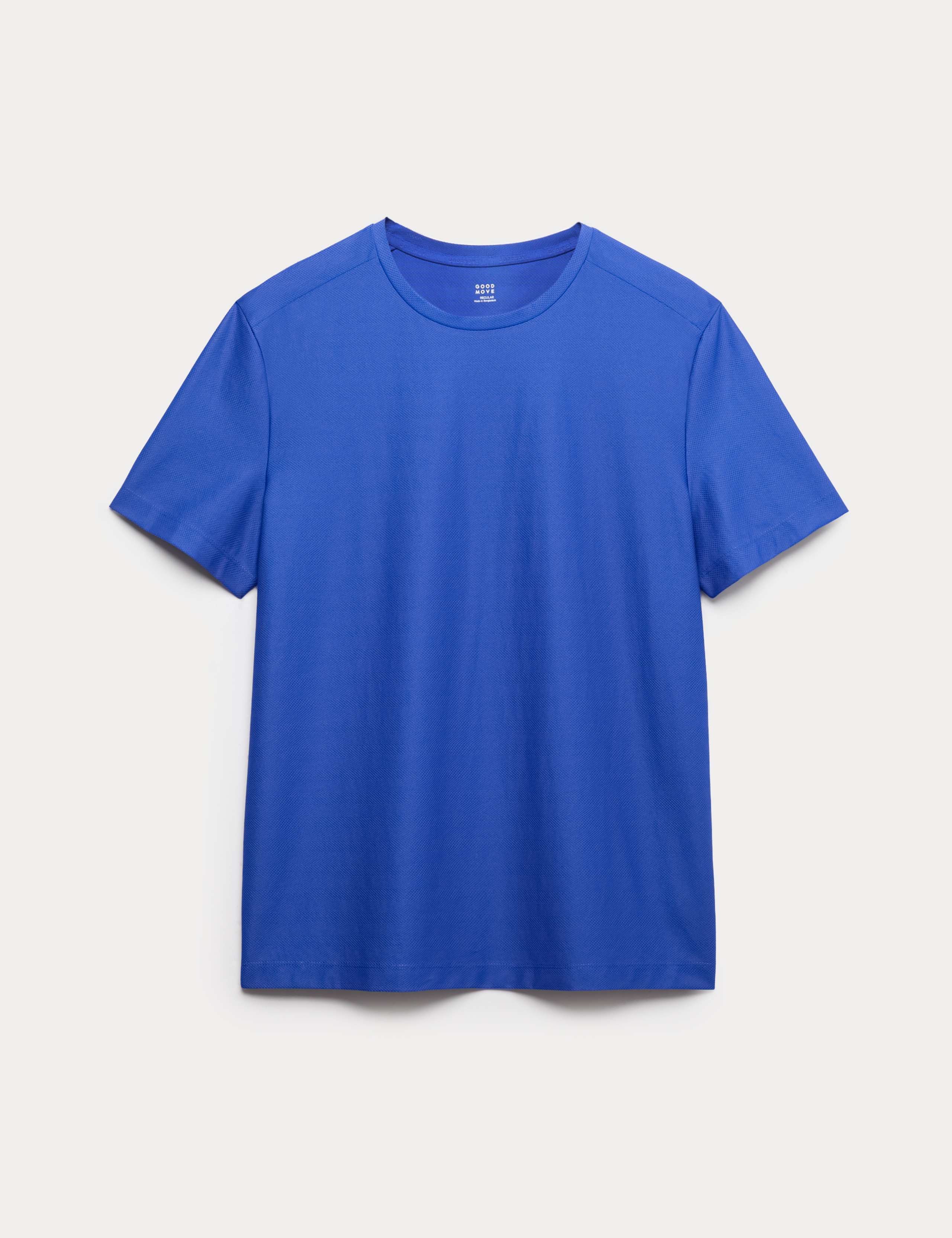 Activewear Jacquard Mesh Stripe T-Shirt