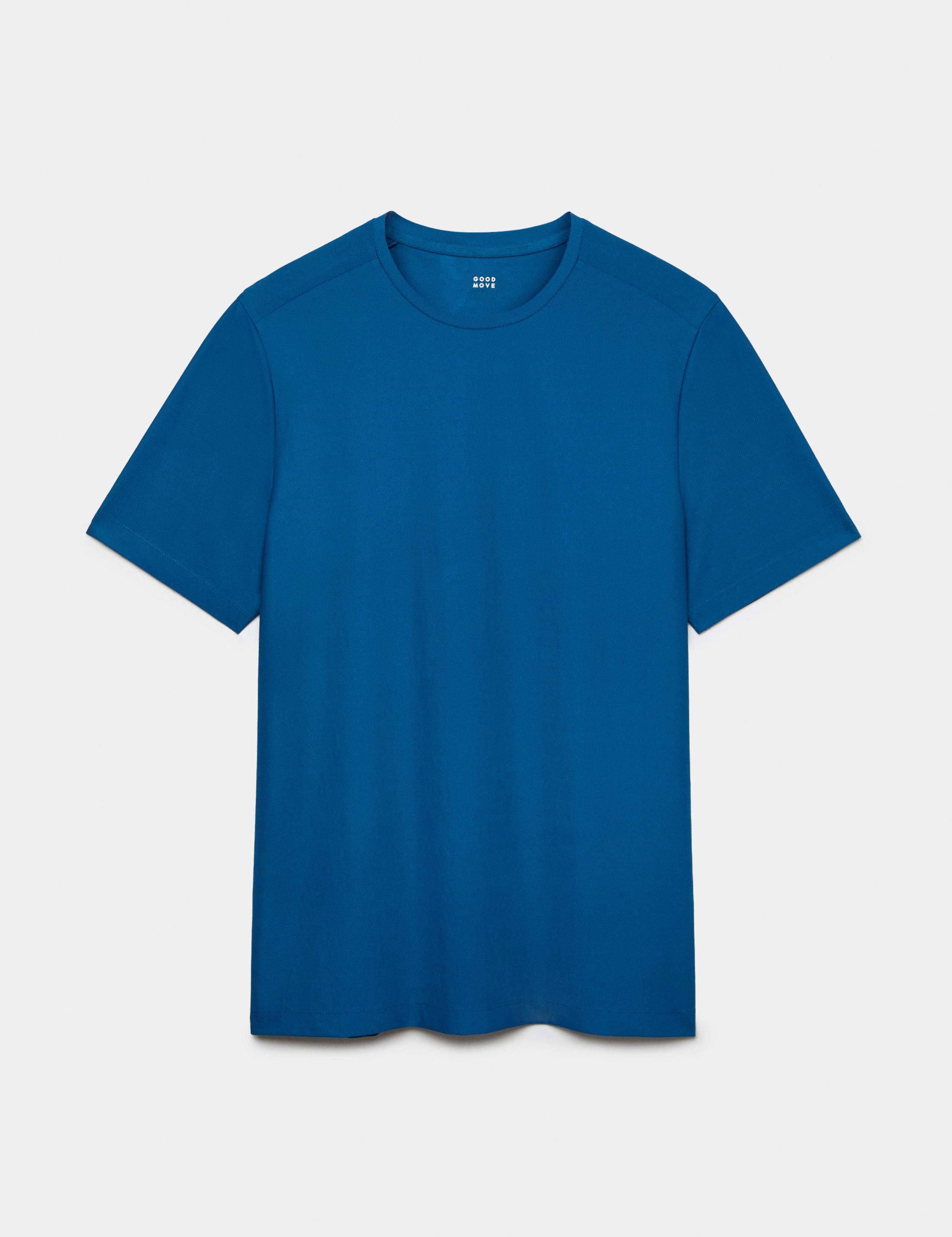 Activewear Jacquard Mesh Stripe T-Shirt