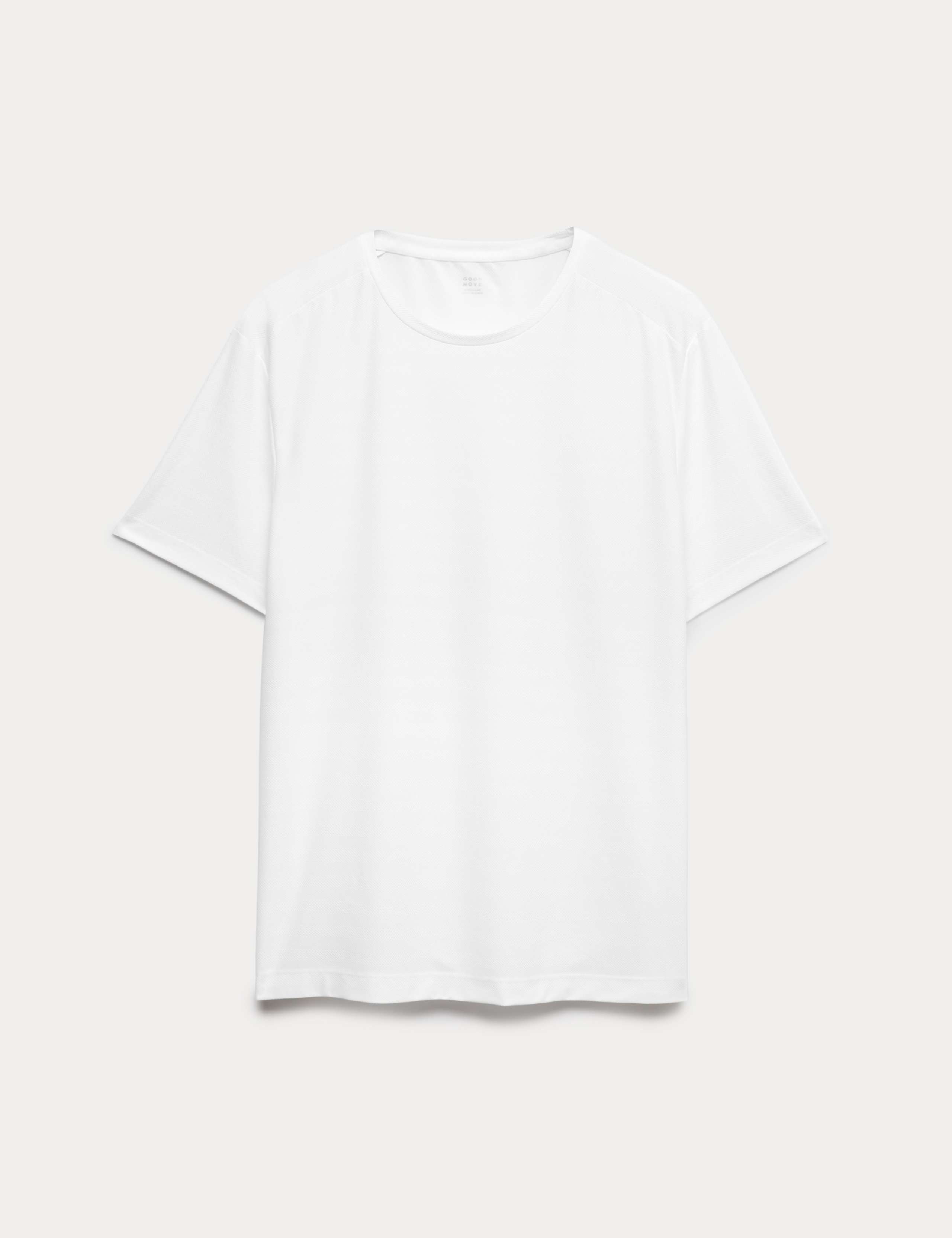 Activewear Jacquard Mesh Stripe T-Shirt