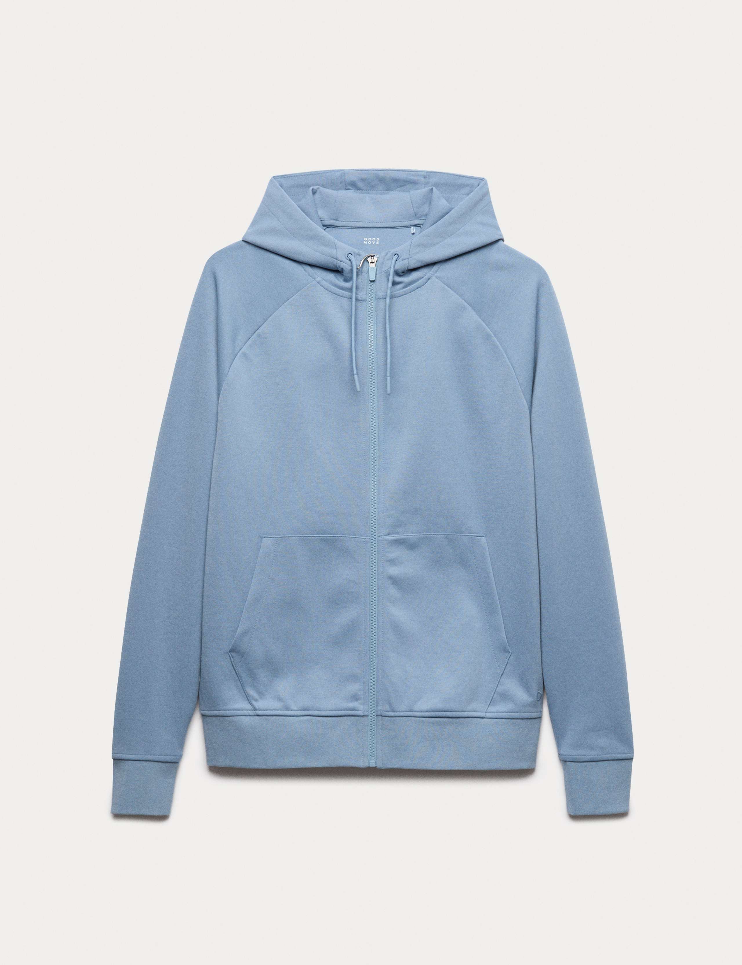 Performance Jersey Zip through Hooded Jacket