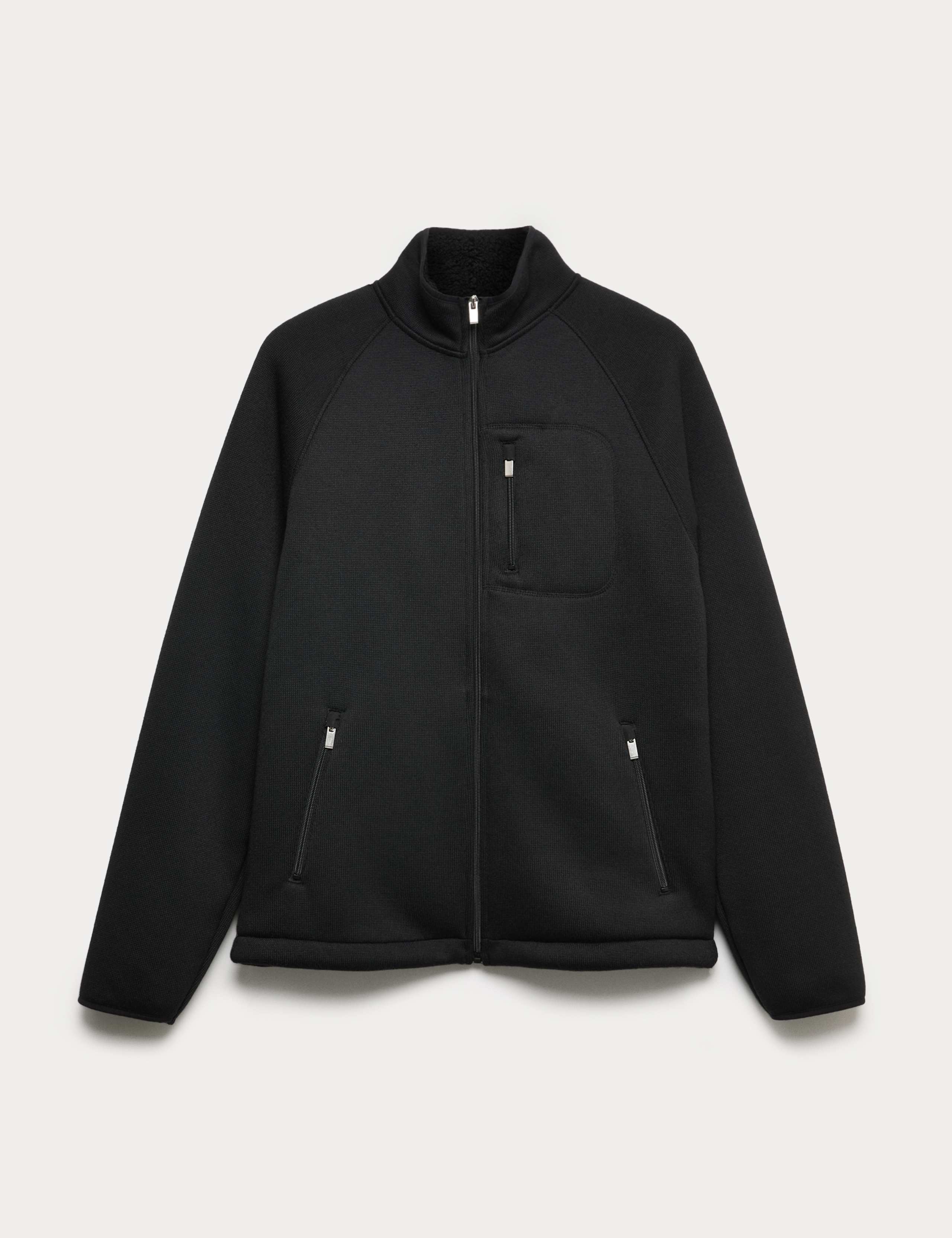 Zip Up Funnel Neck Fleece