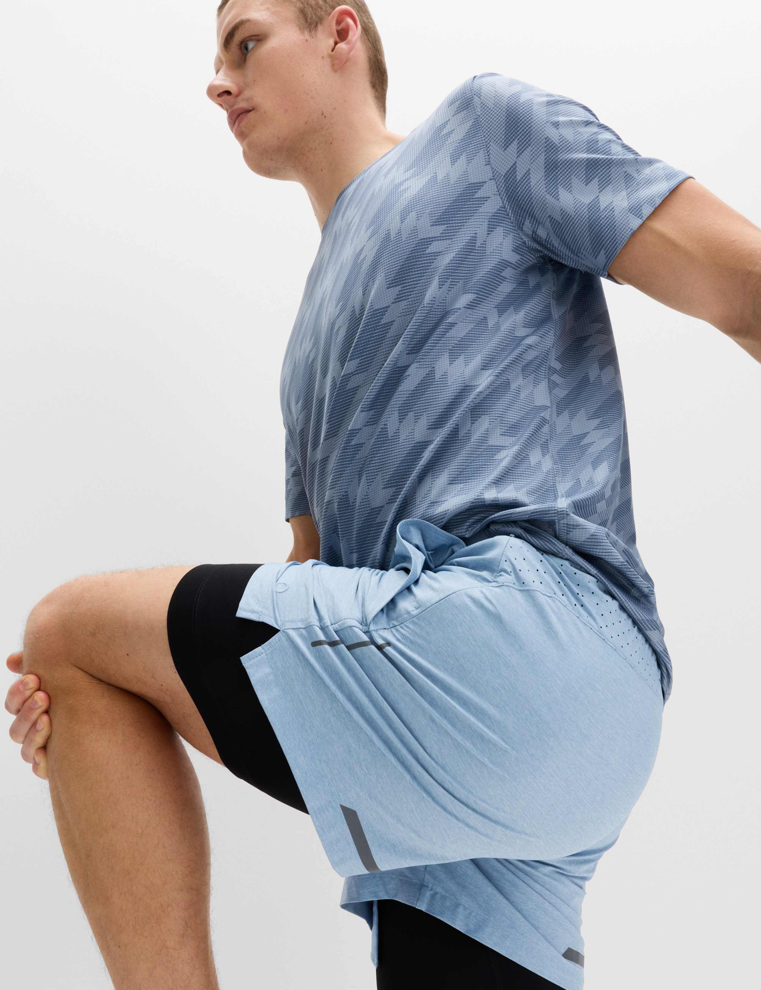 Double Layered 5 inch Sports Shorts